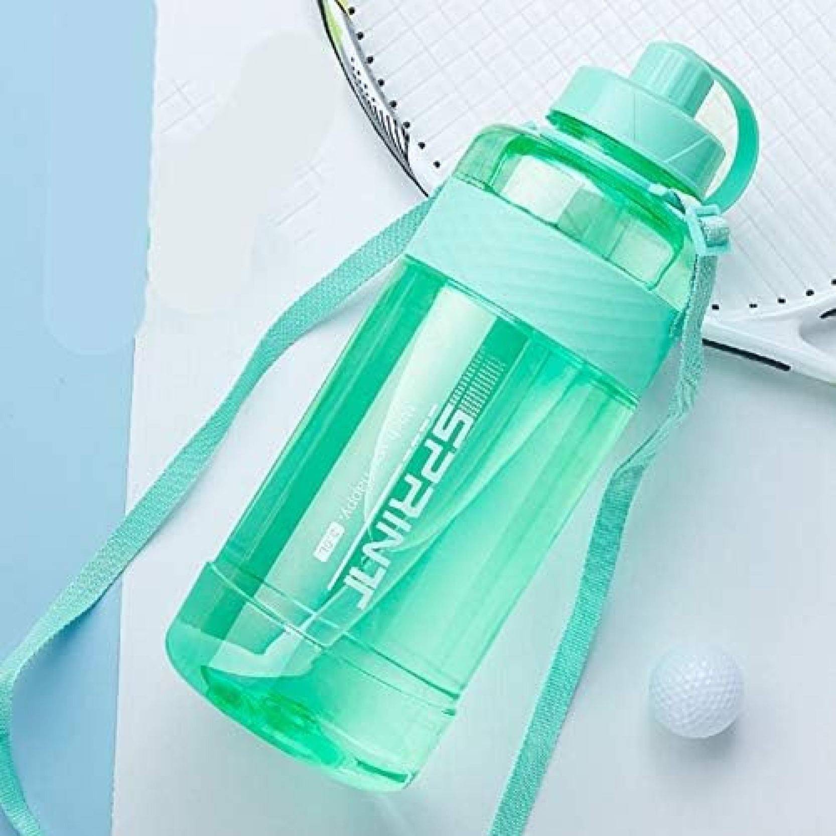 お水瓶 麦わら付き添い人 大電気容量 吸い筒 650ml 1000ml 2000ml 3000ml 胴締め付き添い人 耐熱原料品 運動すること用