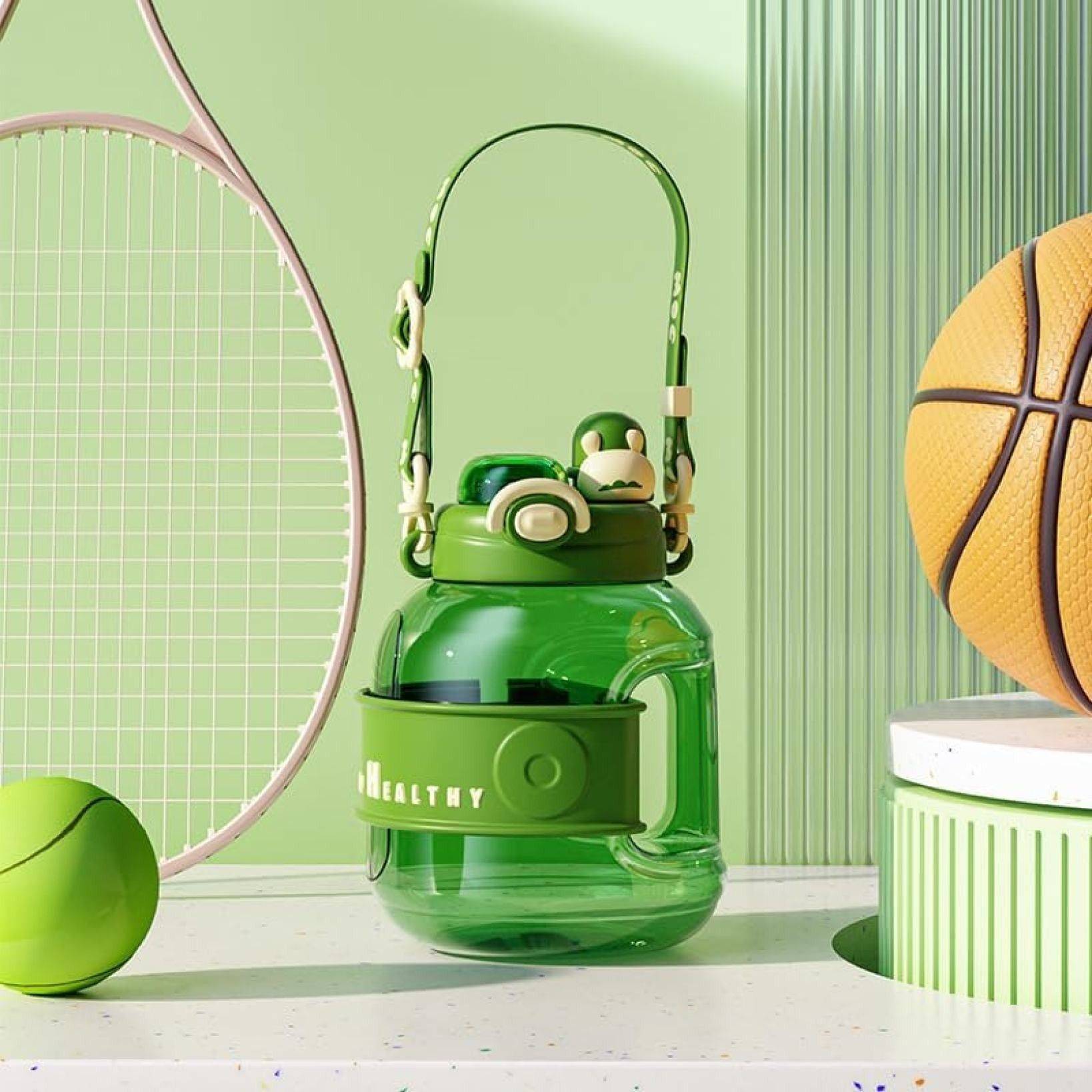 ウォーターボトル 子供用 1600ml 大容量 水筒 漏れ防止スポーツ 軽くて便利なスポーツボトル ファッション 幼稚園 子供 大