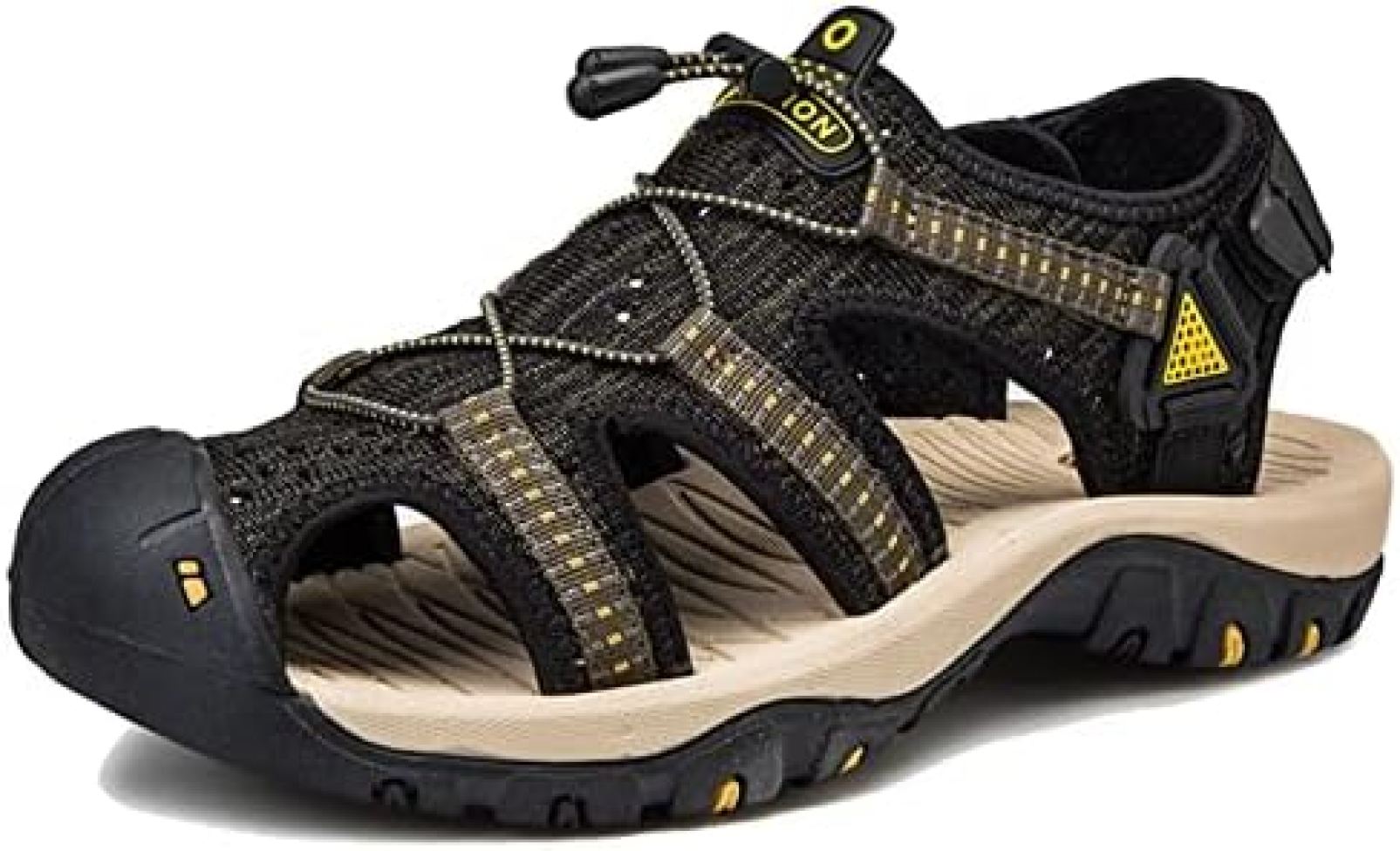 スニーカー 登山サンダル メンズ スポーツサンダル つま先保護 厚底 大きいサイズ アウトドアシューズ 夏用 レザー 本革 通気性