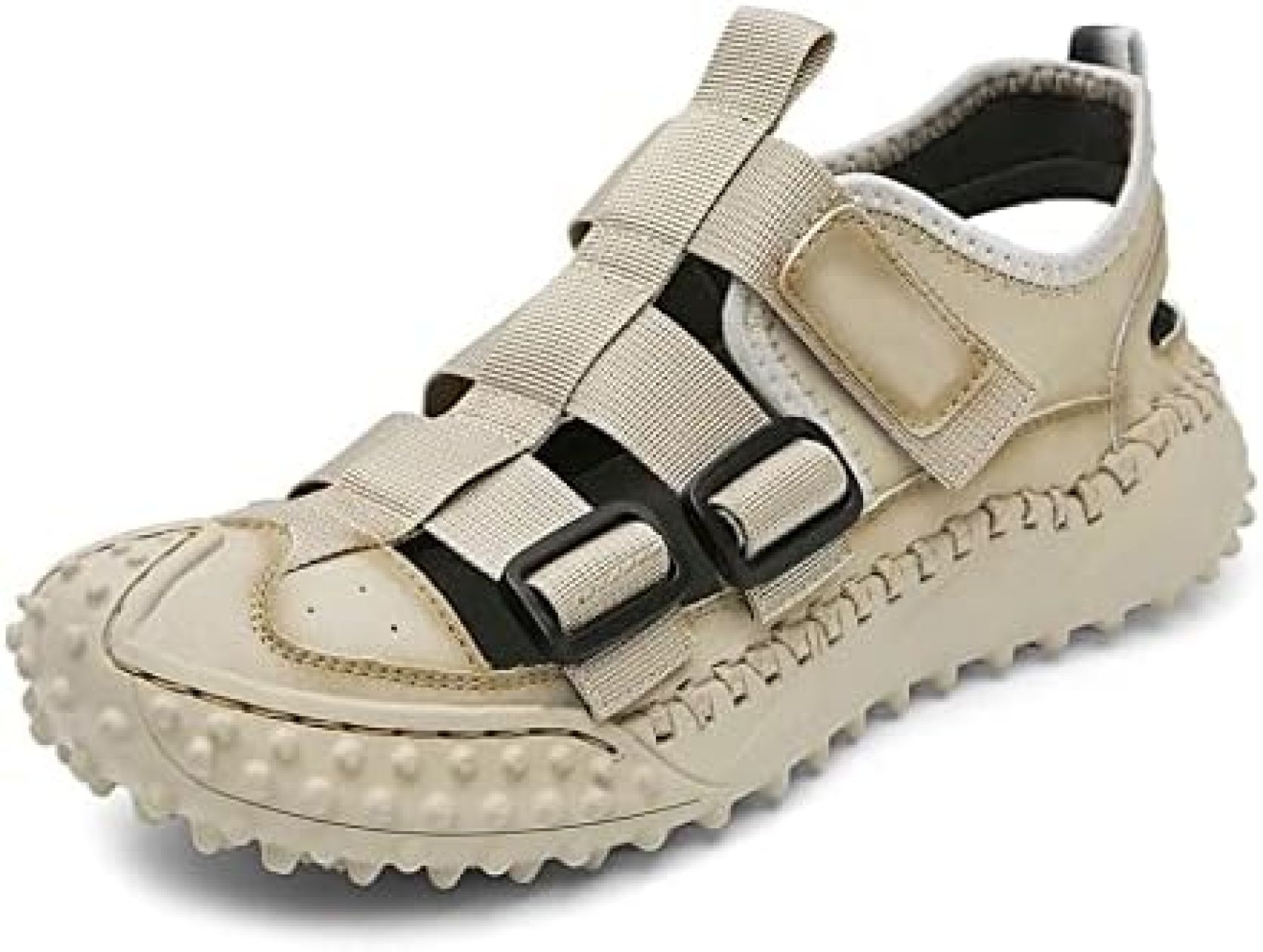 サンダル メンズ 夏用 厚底 つま先保護 大きいサイズ 痛くない 滑り止め 通気性 歩きやすい 水陸両用 耐久性 メンズサンダル