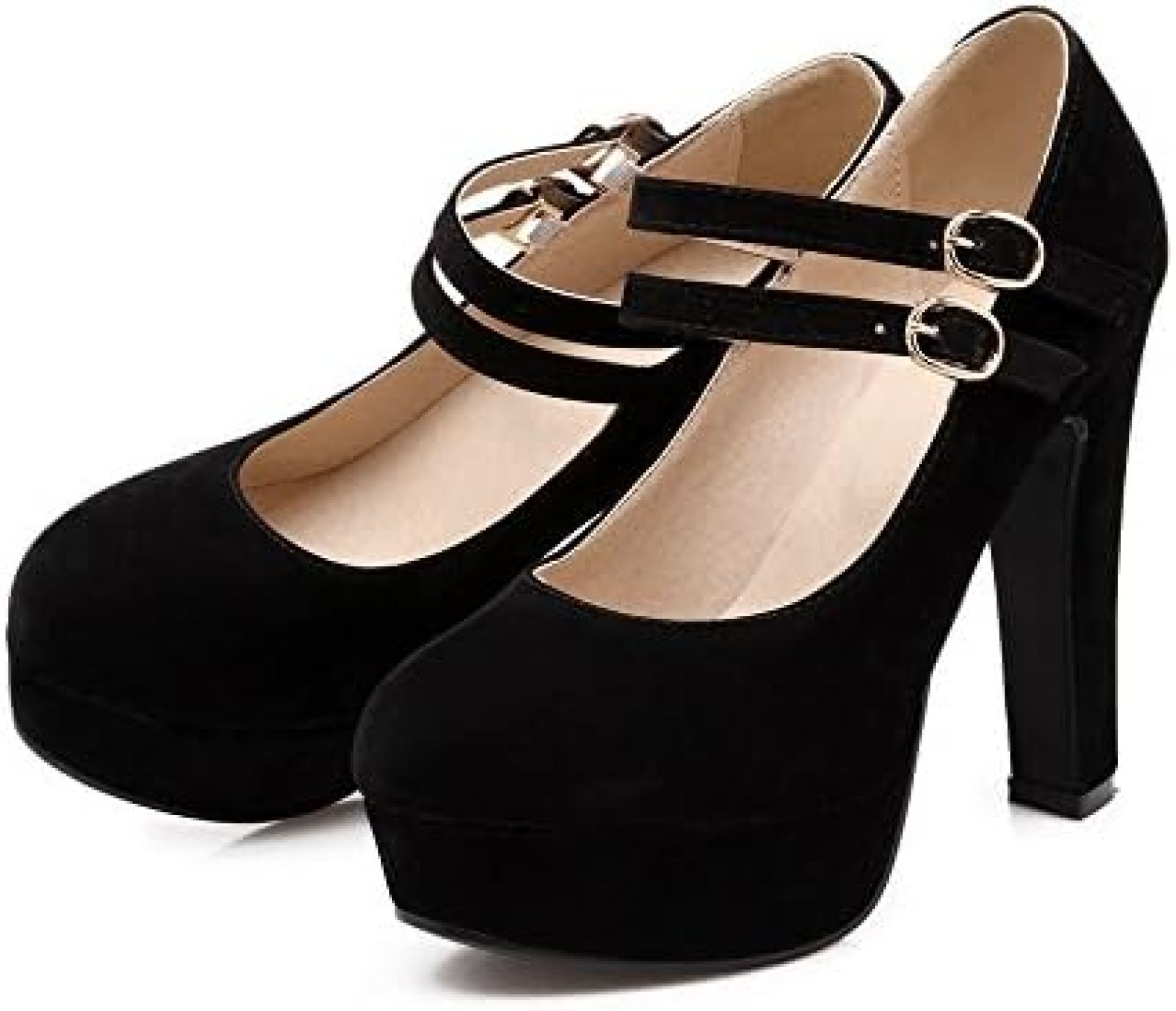 ハイヒール パンプス 厚底 太踵 歩き分かりやすい 途轍も無い大いさ パンプス ハイヒール パンプス レディース 靴 疲れない 踵1 レディース靴-パンプス