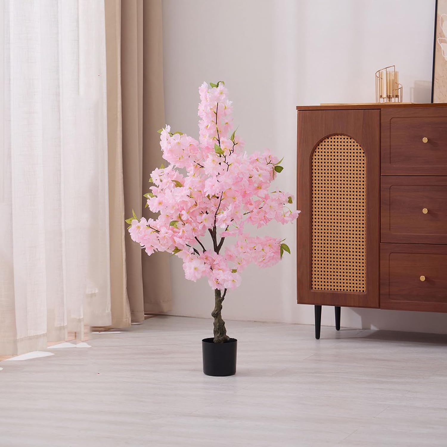 桜の花 人工桜 100糎 造樹 大型 常緑樹 フェイクグリーン 人工観葉草木 今めかしい 室内装飾 分かりやすい ご覧になる草木 如何様物草木 観葉樹 室内 喫茶店かざり付ける 実際的 祝い事 サクラ色1 祝い事 開店