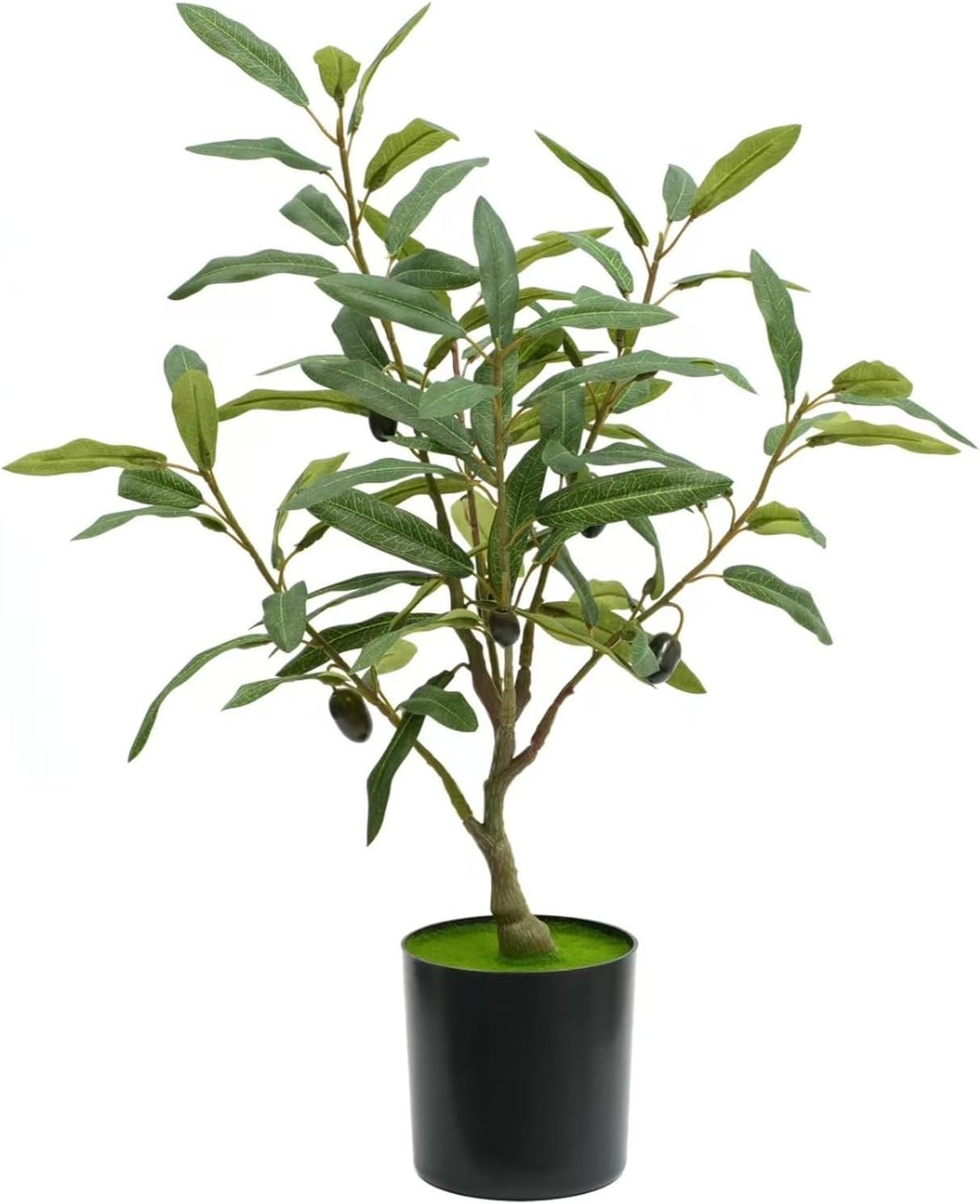 オリーブの木 人工観葉草木 60糎 造花 鉢植え フェイクグリーン 消臭 抗菌 防汚 今めかしい 室内装飾 差し上げ物 営造祝賀会 引っ越し祝賀会 母の日 父の日 盆栽 花粉/虫の懸念することなし 水やり不必要 お手入