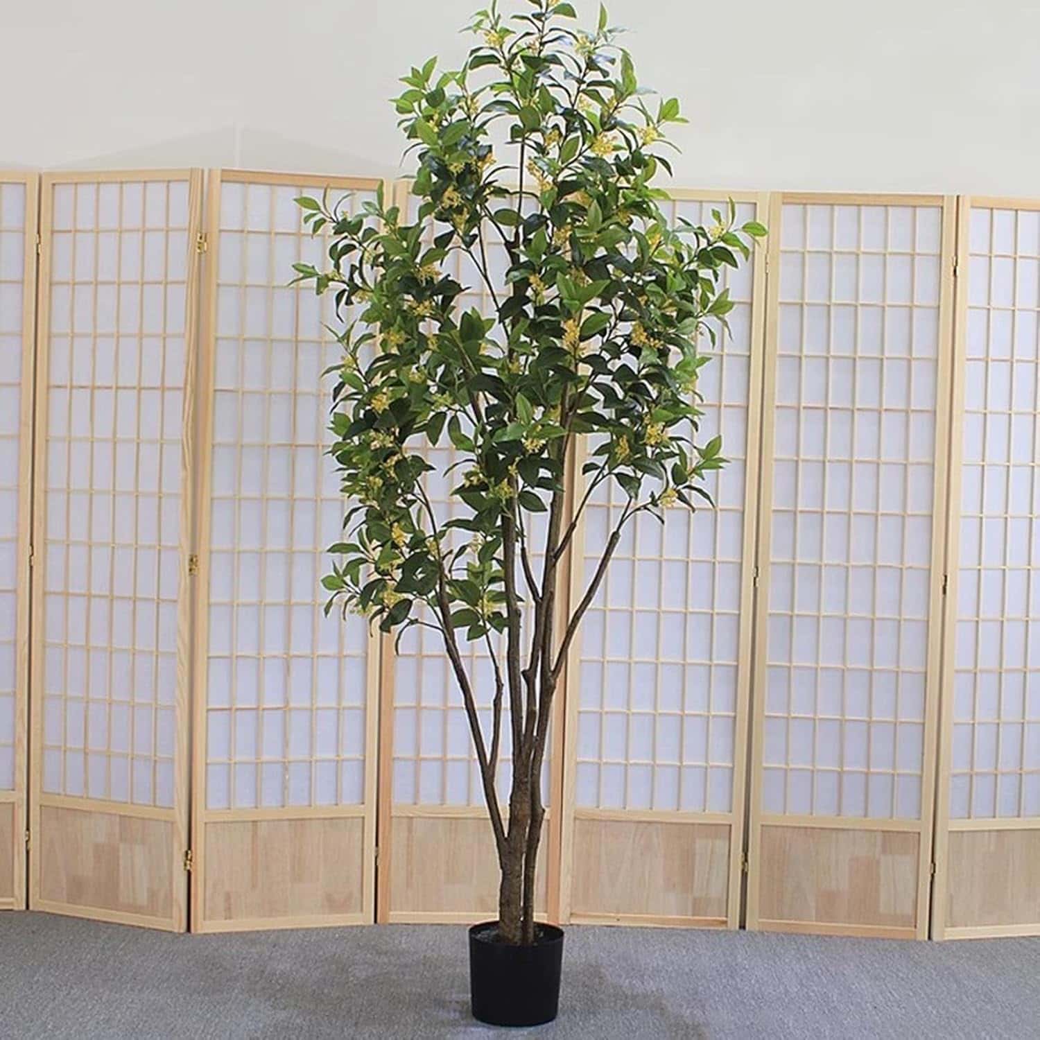 桂花の木 フェイクグリーン 大型 気が大きい 枯れない 観葉草木 お取りつくろう飾り気の無い オシャレ 執務室 リビング 部屋の入り口 室内 人工あずま屋 開運 風水 人工観葉草木 即物的 室内装飾 引っ越し祝賀会 差し上げ物 贈