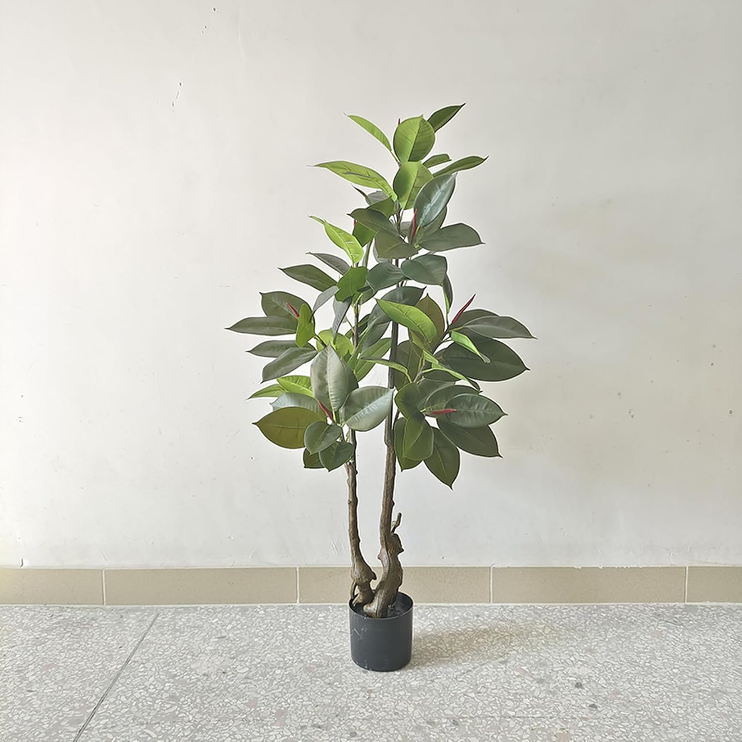 人工あずま屋 造花 フェイクグリーン 天然ゴムの木 人工観葉草木 観葉樹 大型 分かりやすい 180糎 常緑樹 鉢植え 植木 室内装飾緑であること 飾りつけ用 水やり不必要 枯れない 害虫追い出し不必要 盆栽草木 室内 部屋の入り口