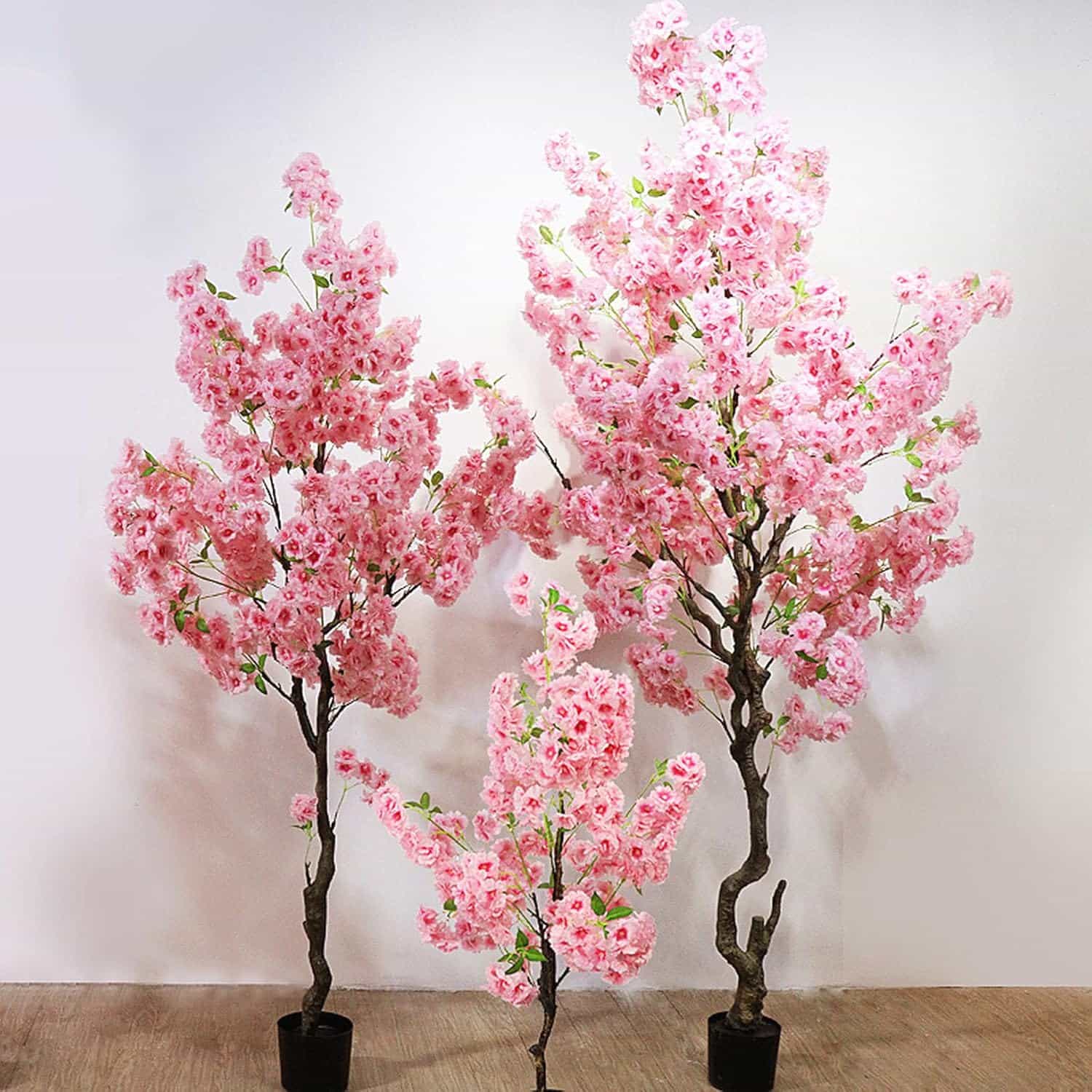 桜の木 フェイクグリーン 大型 観葉草木 如何様物 実際的な葉 120糎 鉢植え 室内用 今めかしい 室内装飾 リビング 入り口・入口 事務室かざり付ける 造花 観葉樹 消臭 抗菌 ピンク色 取り計らうがない 水やり不