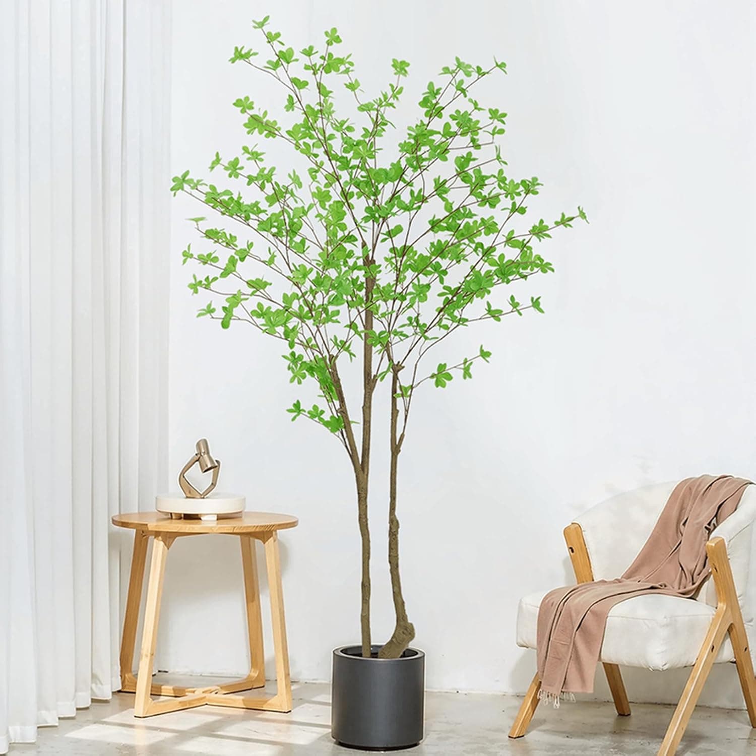 ドウダンツツジ 人工観葉草木 御花 造花 観葉樹 フェイクグリーン 大型 心うれしいの木 如何様物草木 バス発着場 エントランス状態 190糎 円卓会議室 執務室 泊まり お部屋 開業祝賀会 開店祝賀会 引っ越し祝賀会