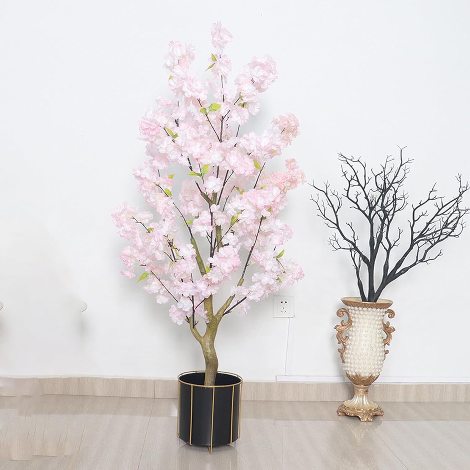 造花 桜の花 人工桜 フェイクフラワー フェイクグリーン 室内装飾 人工観葉草木 好いたらしい 花 人工観葉樹 母の日 卒式 御芽出度 サクラ色2 不死化日 屋内 大型 取り計らうがない 水やり不必要 虫害の懸念することなし