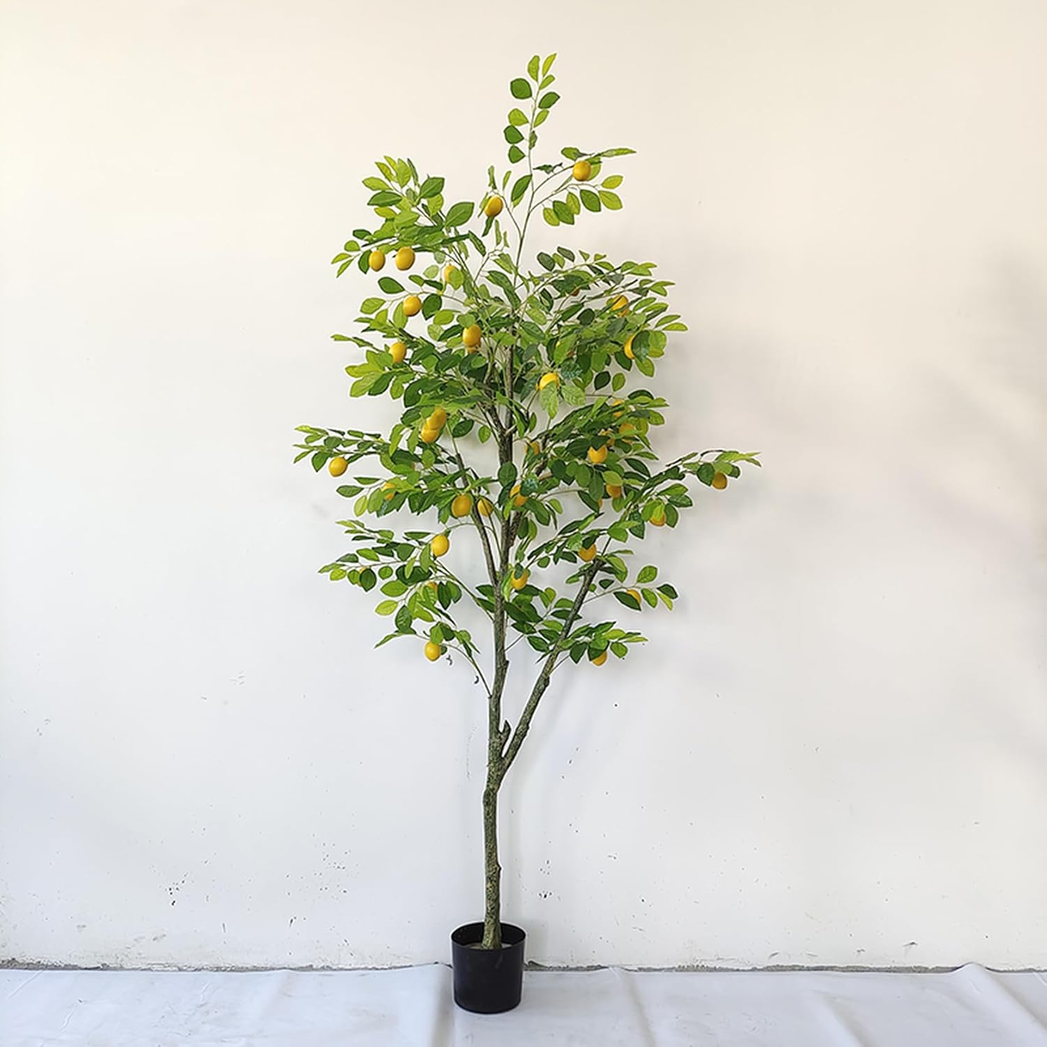 フェイクグリーン 室内装飾緑であること 檸檬 分かりやすい 人工観葉草木 造花 常緑樹 如何様物観葉草木 工作祝い事 開店祝い事 新年 クリスマス 事務室 店 90糎 卓上 今めかしい 南国 室内 入り口・入口 リ