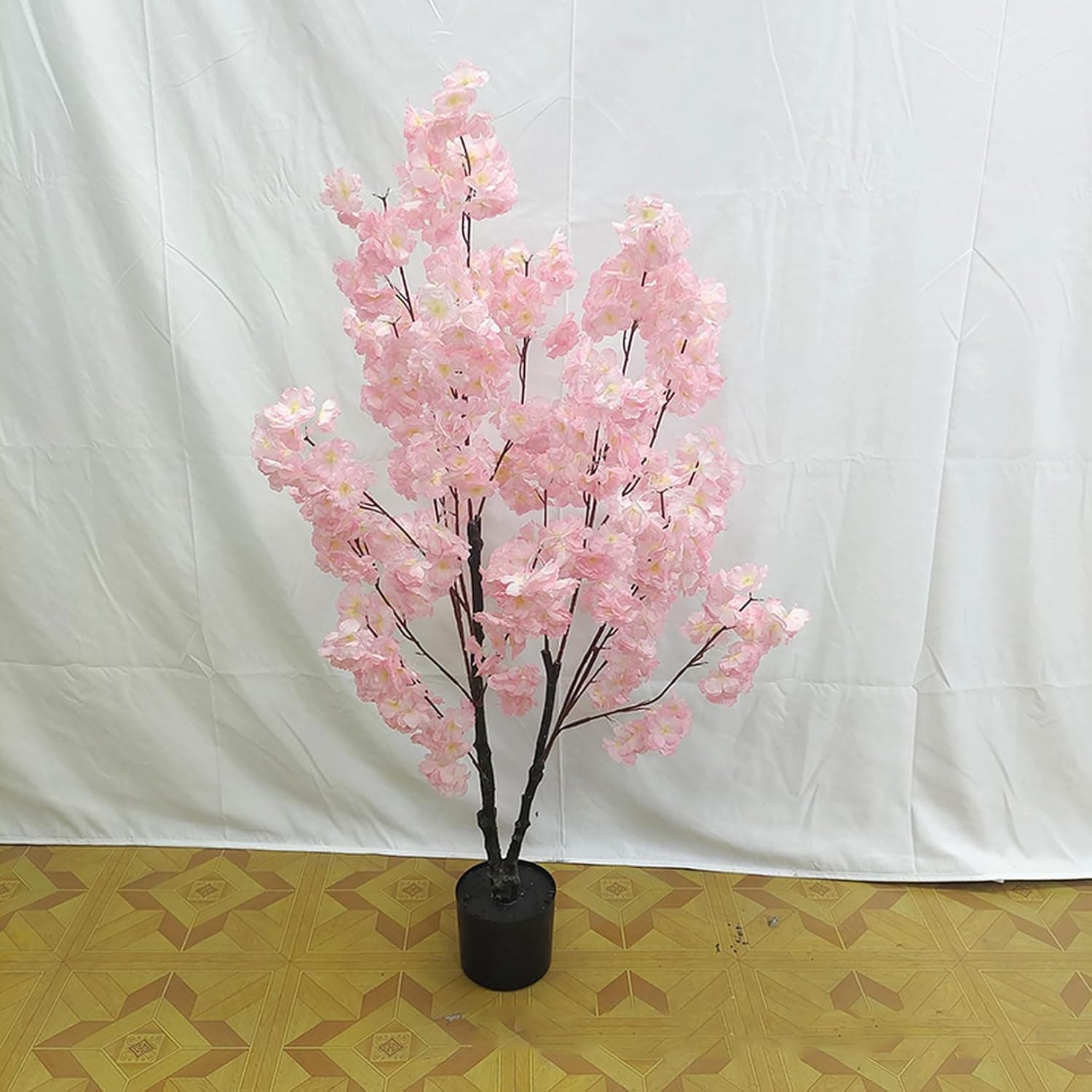フェイクグリーン 室内装飾緑であること 180糎 人工観葉草木 桜の木 桜の花 軽さ 室内 部屋の入り口 リビング 執務室 消臭 抗菌 大型 気が大きい お取りつくろう飾り気の無い 水やり不必要 枯れない 包みかくし 即物的 枝の