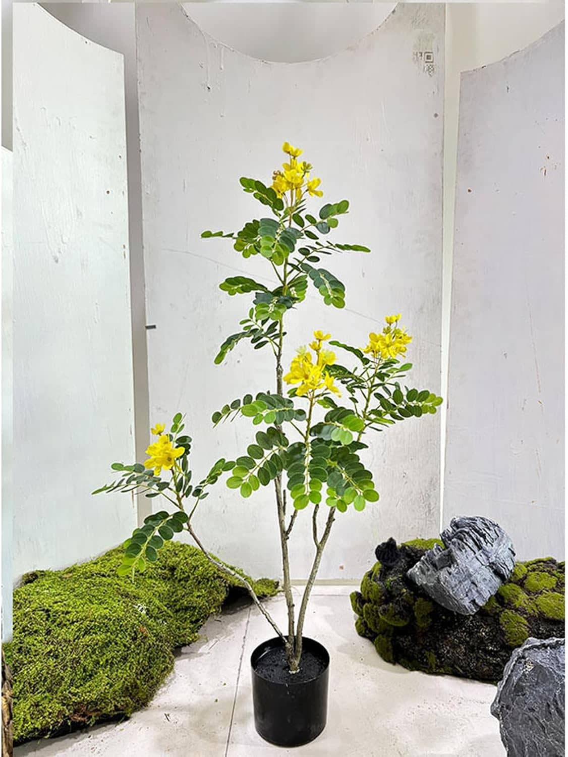 人工草木 観葉草木 お取りつくろう不必要 造花 常緑樹 フェイクグリーン 鉢付き添い人 リビング 抗菌 防臭 本物そっくり エンジュの木 北欧 分かりやすい 160珊 室内装飾 水やり不必要 枯れない 養護ホーム事務室