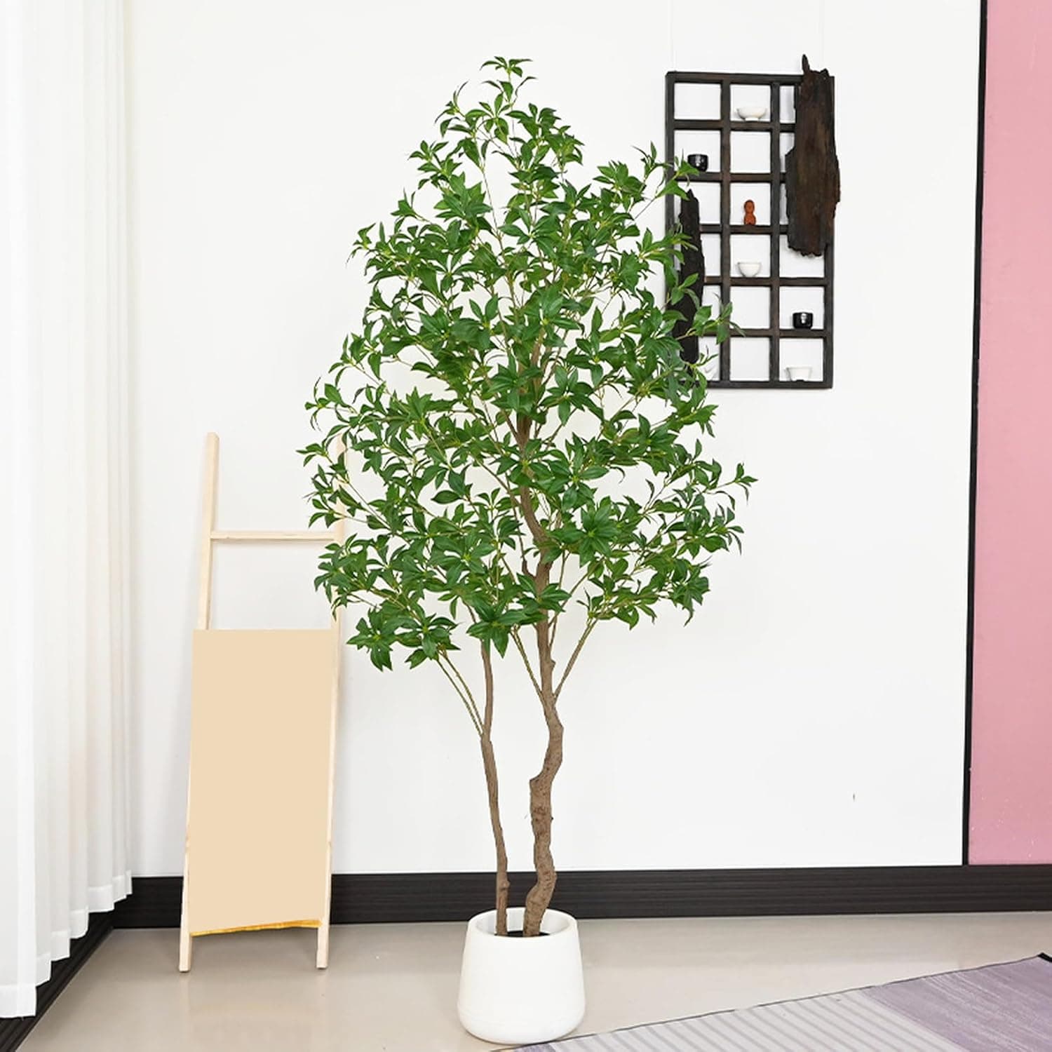 鉢植え 造花 あせび 馬酔木 人工観葉草木 フェイクグリーン 室内装飾飾りつけ 今めかしい 癒し 飾りもの 枯れない 軽さ 人工草木 本物そっくり 祝い事 差し上げ物 差し上げ物 自分自身用 風水 大型 お