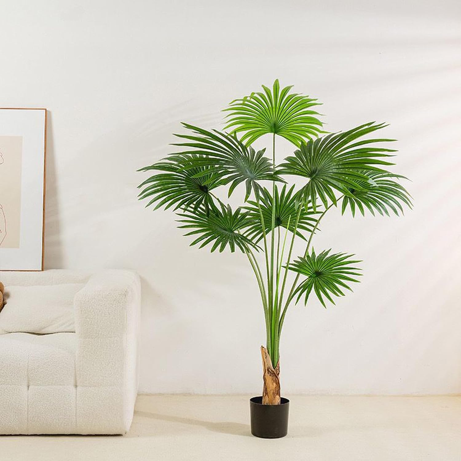 人工観葉草木 パーム ヤシ科の葉 フェイクグリーン ご覧になる草木 観葉草木 造花 分かりやすい 事務室 室内 御茶の間 入り口・入口 露天 寝部屋 室内装飾飾りつけ 大型 常緑樹 包みかくし 今めかしい 植木 120糎 鉢付き添い人