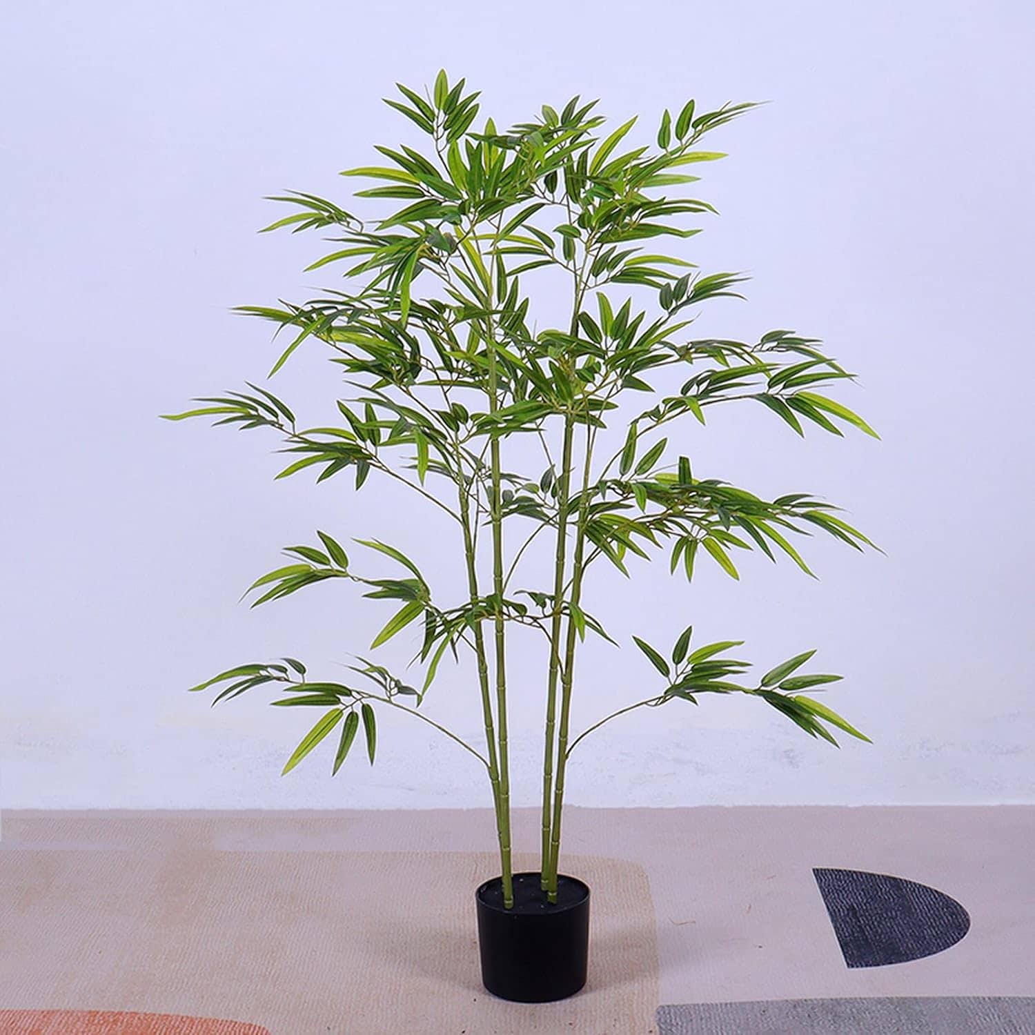 人工観葉草木 竹 バンブー 150珊 造花 フェイクグリーン 人工観葉樹 室内装飾 常緑樹 人工草木 まがい物 観葉草木 鉢植え 写実的な枝葉 今めかしい 枯れない 花粉/虫の気づかわしさなし バス発着場用 お座敷