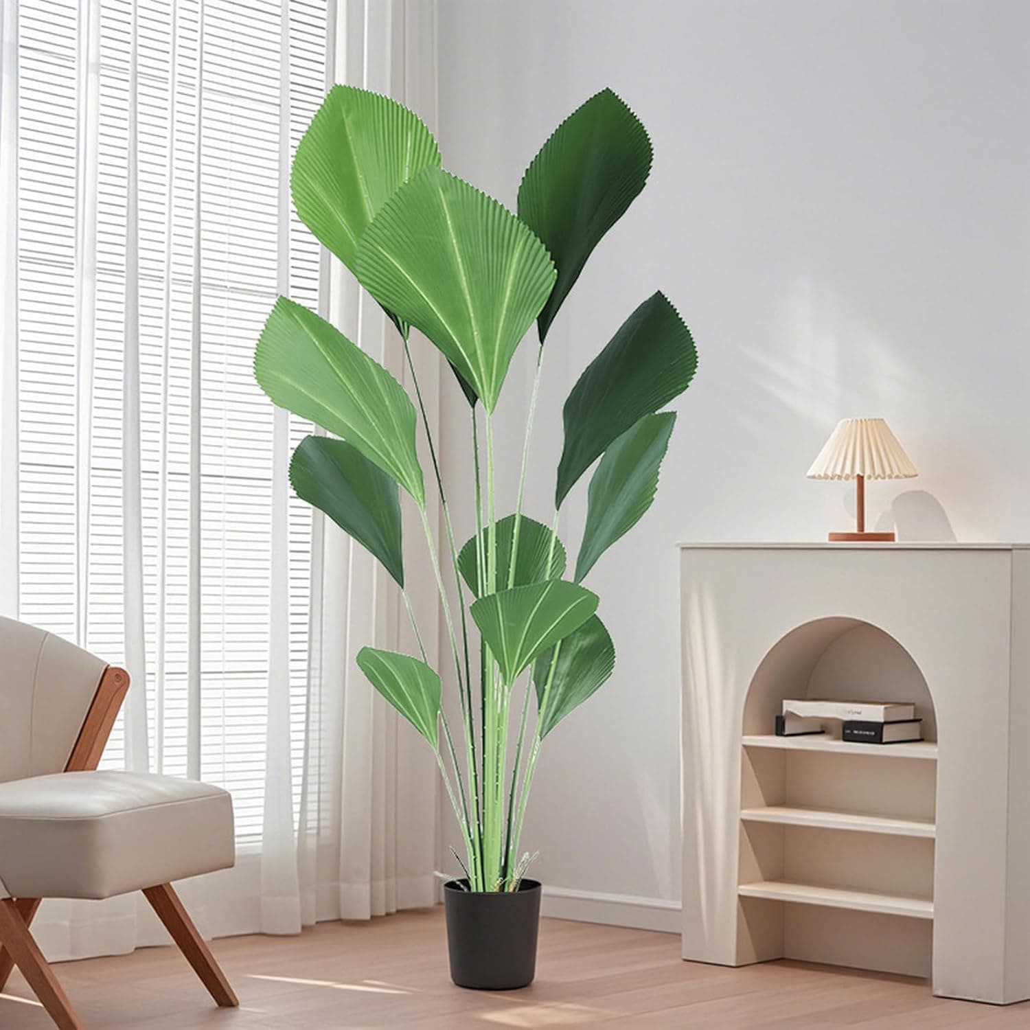 パームツリー リアルな枝 自然な葉っぱ フェイクグリーン 人工観葉植物 人工植物 ミニ 大型 フェイクツリー ホームキッチン オフィス 店 160cm おしゃれ 新築祝い 開店祝い 水やり不要 害虫駆|GOTO funny 店