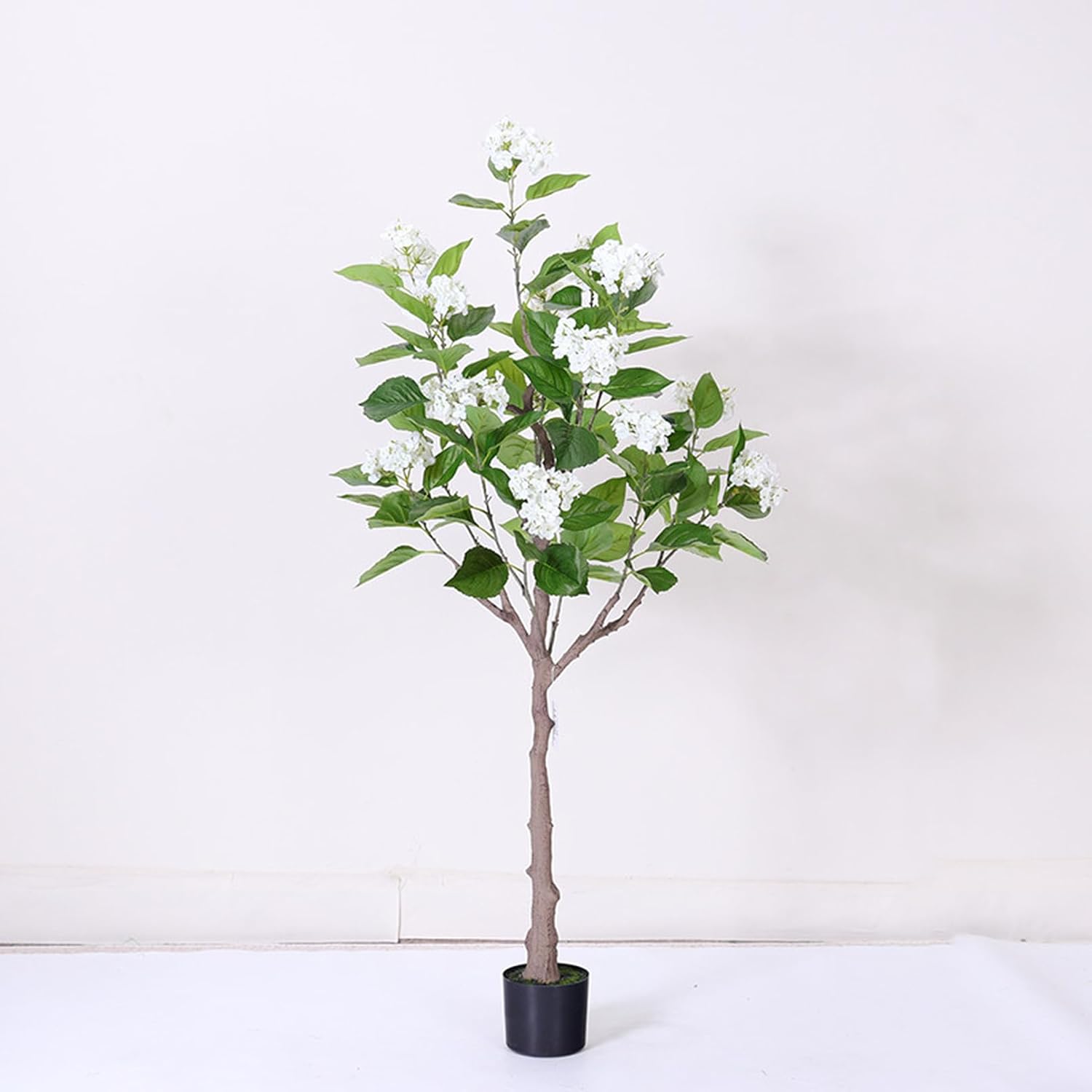 人工観葉草木 紫陽花 90珊 大型 フェイクグリーン 本物そっくりの人工草木 人工あずま屋 室内装飾緑であること 観葉樹 植木 お取りつくろう不必要 白いこと 枯れない 後庭 屋内 事務室 祝賀会 室内かざり付ける