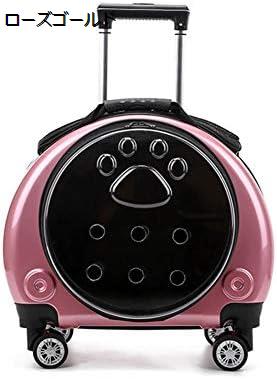 ペットキャリーバッグ ペットバッグ キャリーリュック 多機能 猫 小型犬 キャスター4輪 通気 伸縮ハンドル 携帯やすい 手提げ 通院 散歩 車載旅行 電車移動 トランク お出かけ便利 アウトドア キャリーケース|GOTO funny 店