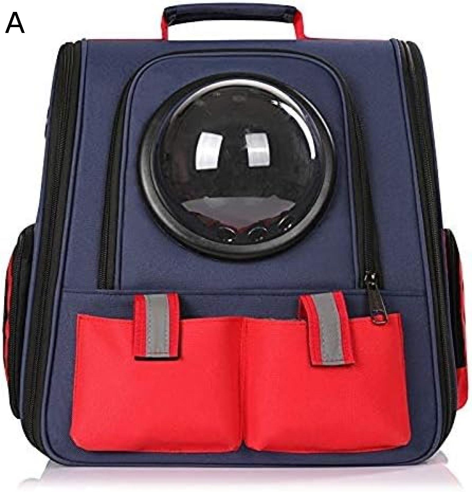 購入15%-30%OFF ペット キャリーバッグ 折り畳み ショルダーベルト 付 犬 猫 コンパクト 耐摩耗性 通気性 収納便利 リュック 猫 きゃりーバッグ りゅっくード付き 散歩 出かける安全便利 2020新型 犬猫兼用 旅行 (A)|GOTO funny 店
