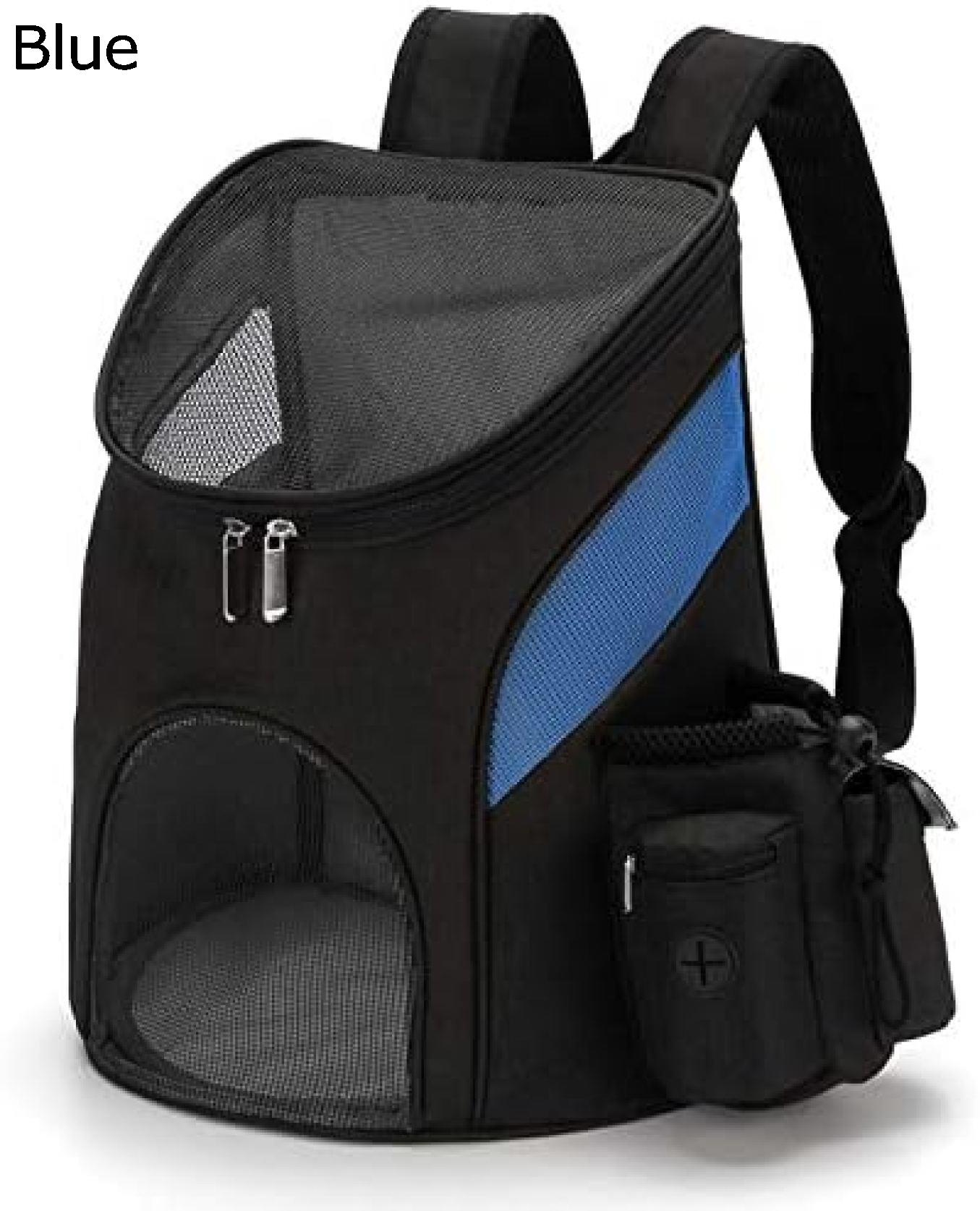 購入15%-30%OFF バッグ猫犬リュック折りたたみペット胸バッグペット用品小型犬猫用犬猫のキャリアバックパックキャリングアウトドアペット (Color : Blue, Size : 33x30x24CM)|GOTO funny 店