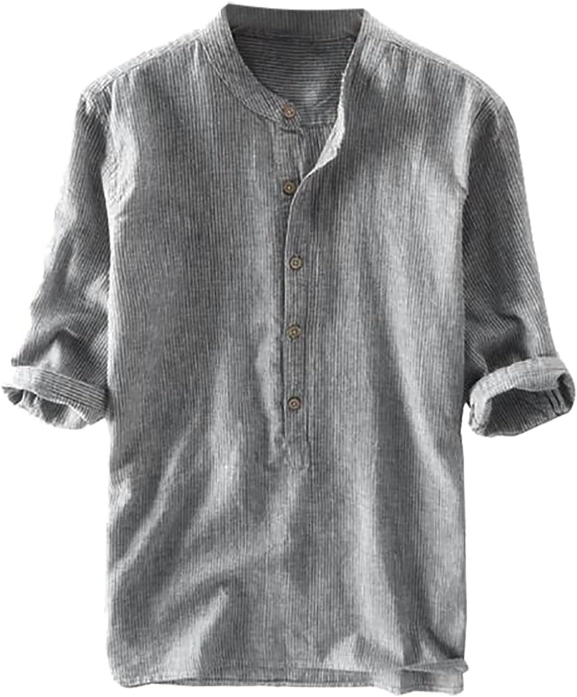 メンズ 開襟シャツ アロハシャツ 七分袖 ジャケット パーカー トッス 薄手 無地 夏服 コート おしゃれ　シャツ 軽量 通気性 夏 春 秋 エアコン対策 大きいサイズ　tシャツメンズ tシャツ ポロ