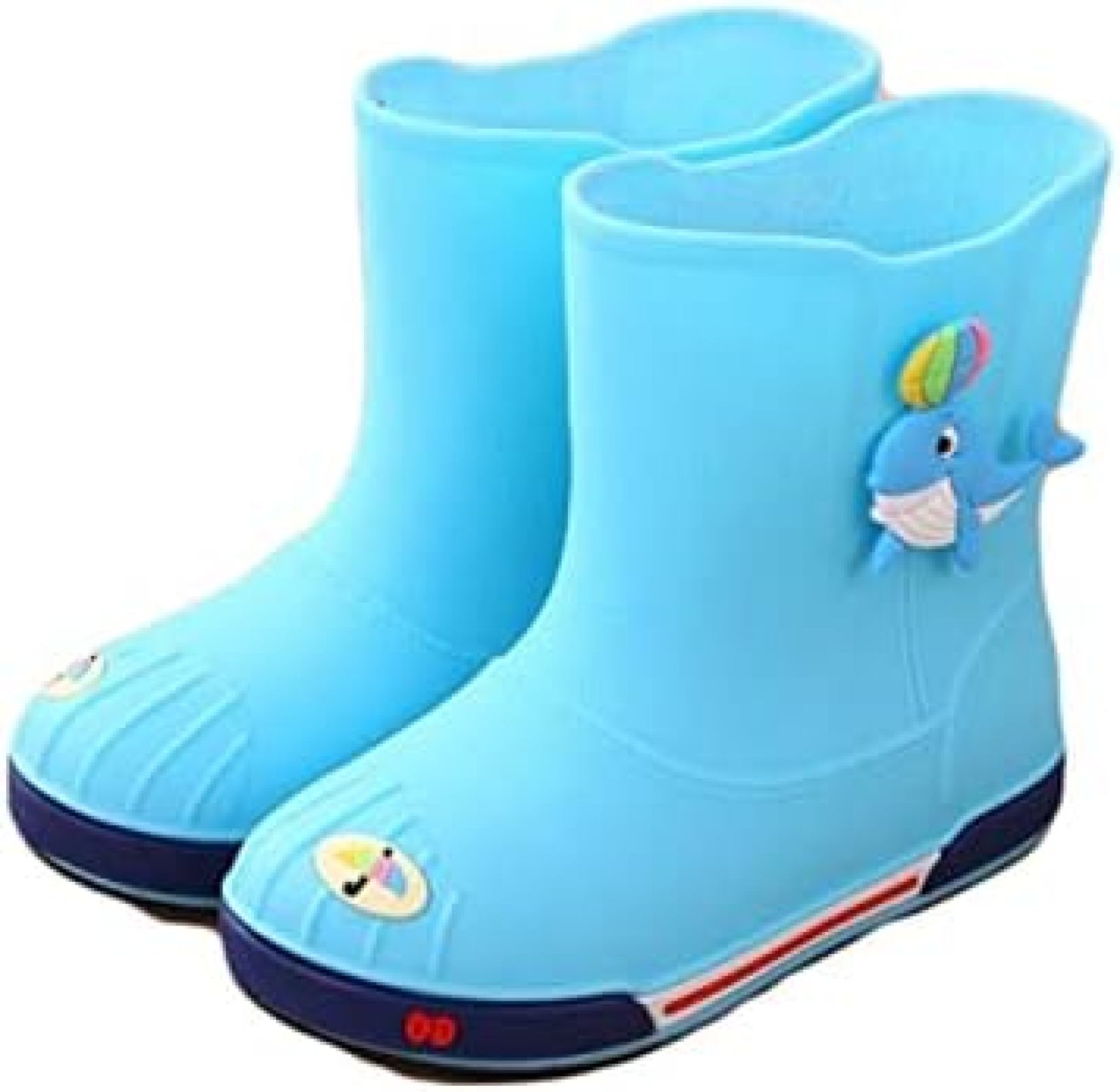 動物柄 可愛い レインブーツ キッズ ユニセックス 軽量 レインシューズ 子ども 長靴 通園 通学 梅雨対策 台風対策 ベビー 防滑ソール 水靴 レイングッズ ショート丈 防水 シンプル