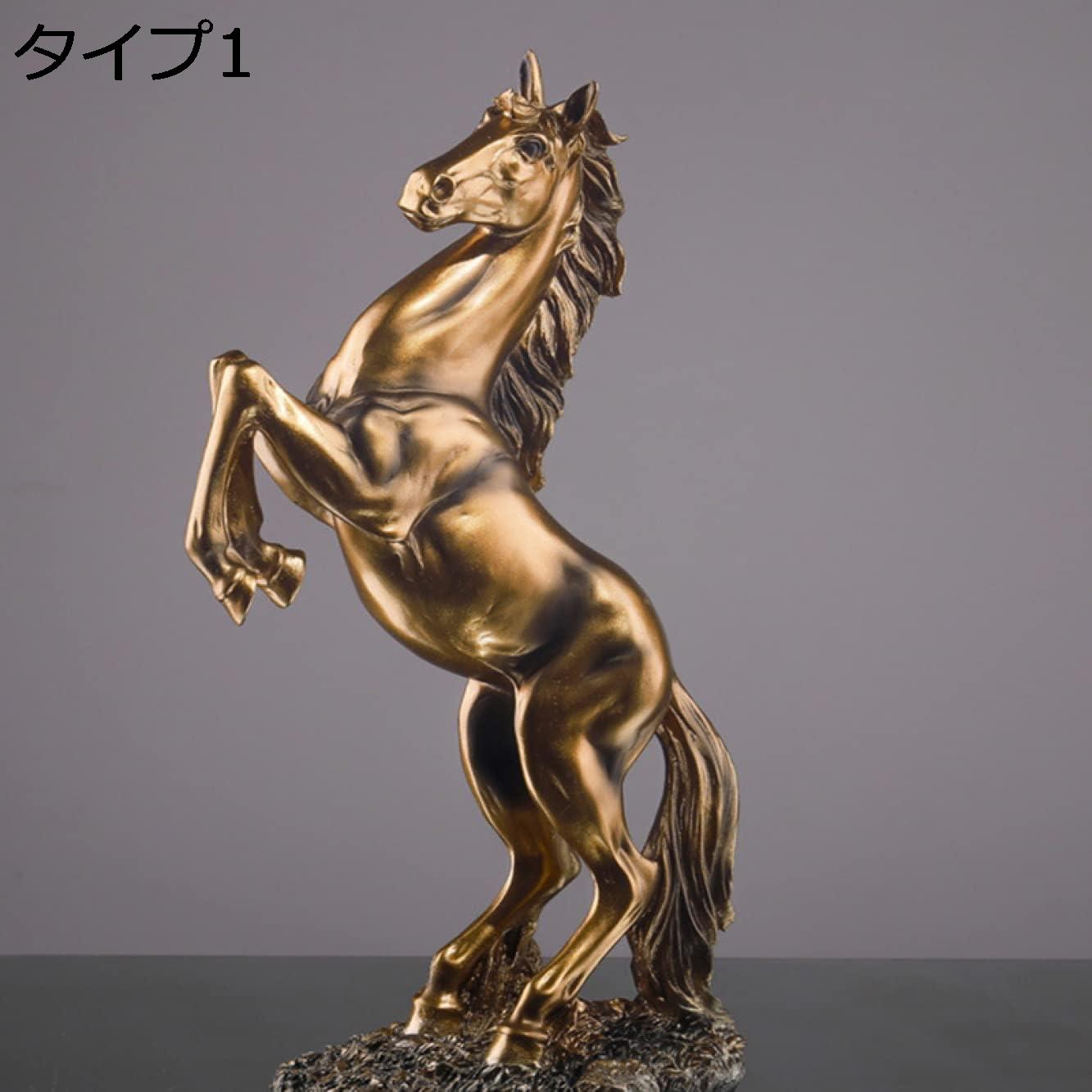 馬の彫刻 おしゃれな馬の装飾 フィギュア 樹脂工芸品 風水アイテム 馬の装飾 ホームモダン ホームインテリア F 置物 カラフル リビングルームや寝室の装飾やコレクションに最適 ホームデコレーション 馬 タイプ かわいい お店 ディスプレイ
