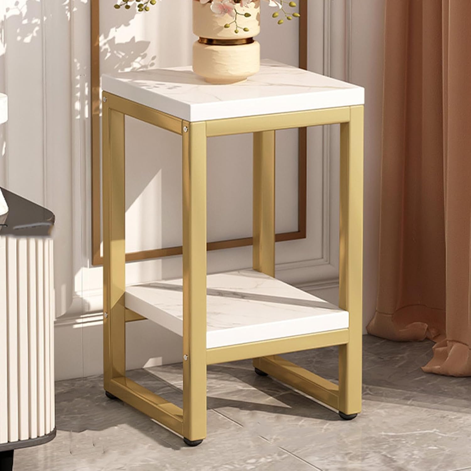 プランタースタンド フラワースタンド 30*30*50 北欧 園芸 ラック フラワーラック タイプ4 花棚 植物棚 30KG耐荷重 アイアン 防サビ 鉢置きスタンド 組み立てが簡単 花台 収納 玄関|GOTO funny 店