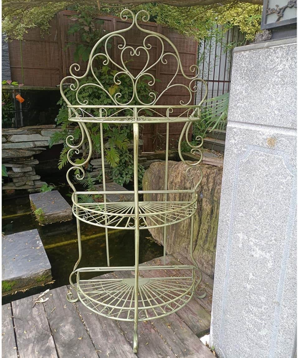 フラワースタンド 屋外 色1 74*37*142 プランタースタンド 鉄製 3段 花台 ガーデンラック 屋外 植物棚 園芸ラック 300KG耐荷重 観葉植物台 横型 盆栽棚 植物スタンド 盆栽スタンド|GOTO funny 店