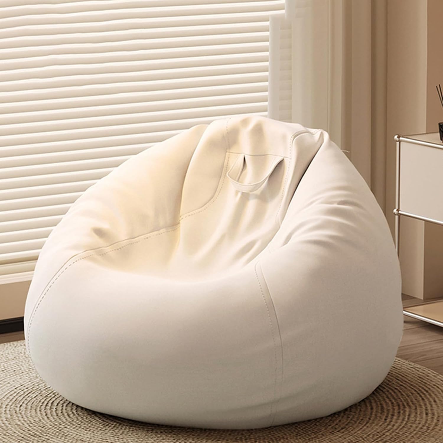 マイクロビーズクッション 枕 ソファー ビーズ ホワイト クッション 大きい ビーズソファー ビーズクッション 特大 おしゃれ 大きいクッション ビッグ 95*105cmB 座れる お昼寝クッション｜GOTO funny 店 32,297円