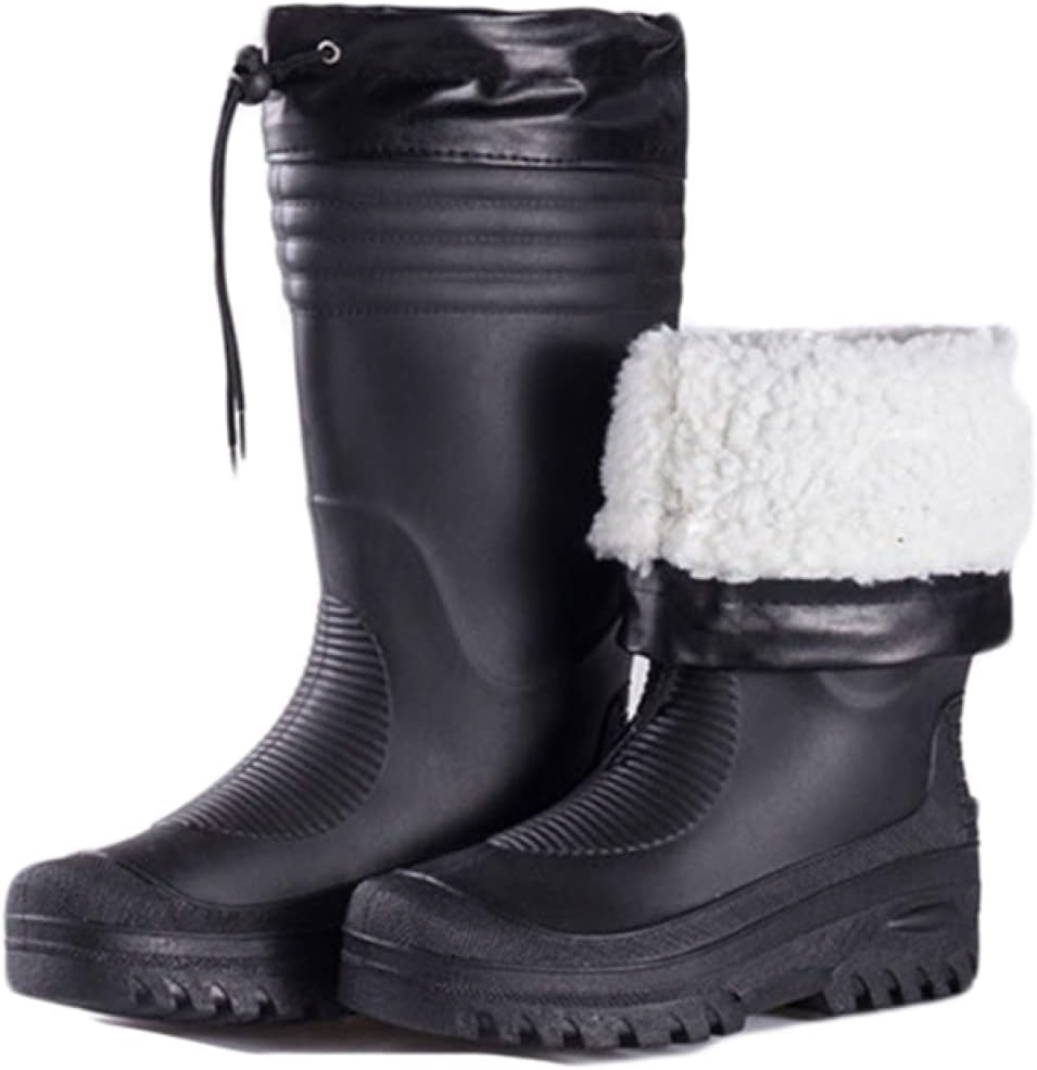 完全防水 メンズ ブーツ エンジニアブーツ レインブーツ スノーブーツ ラバーブーツ ロングブーツ アウトドア ビジネス 防水 防滑 防寒 雨靴 長靴 雨 雪 台風 カジュアル ロング おしゃれ ブラ