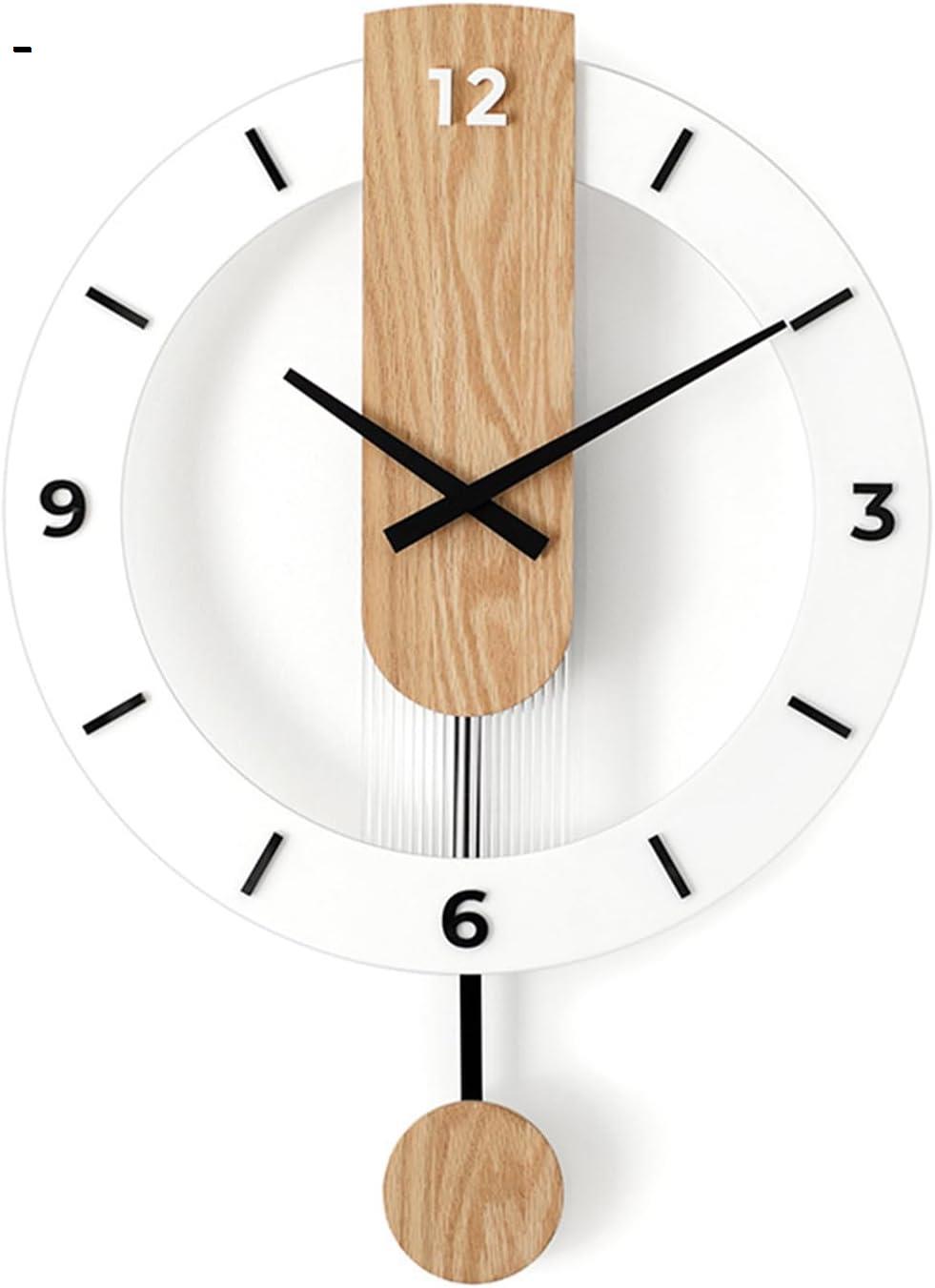 購入15％-30%OFF 掛け時計 木製 壁掛け時計 おしゃれ 直径40cm おしゃれ 北欧 静音 CLOCK 静音 かわいい 3D 連続秒針 バッテリー式 自宅 寝室 部屋飾りモダンなホームオフィス 居間 寝室 書斎 室内装飾 お祭り 贈り物 (Aタイプ)