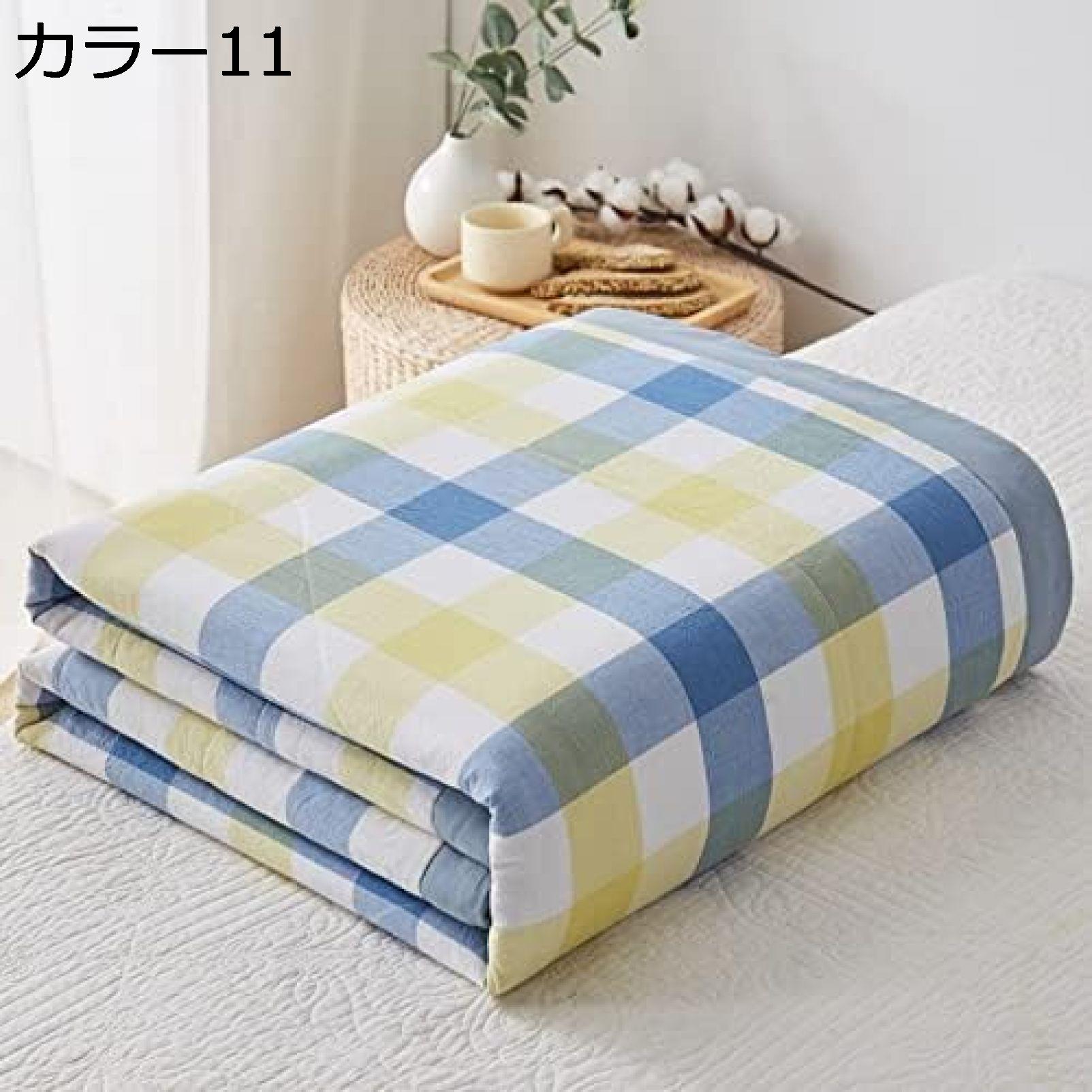 購入15％-30%OFF ガーゼケット シングル 夏掛け布団 綿 タオルケット 丸洗いOK やわらかな肌触り ブランケット 夏 キルトケット 薄手 軽量 肌掛け布団 発散性に優れ 冷房対策 チェック柄 毛玉が出ない 冷房対策 吸湿 ダブル 通気速乾