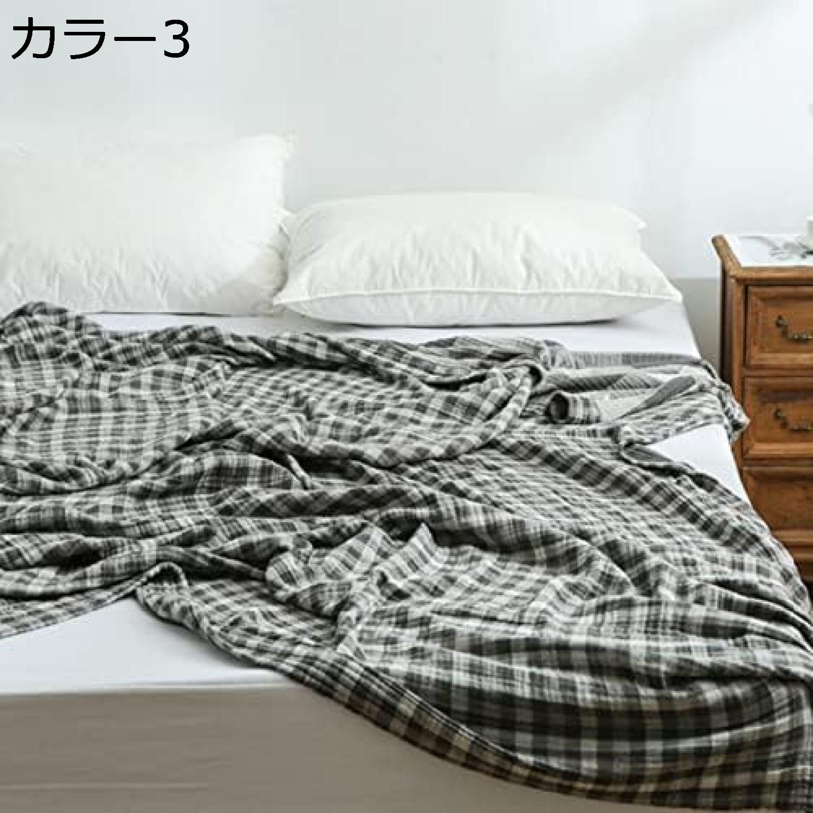 購入15％-30%OFF ガーゼケット シングル 3重 綿100％ 肌かけふとん ガーゼ地 3重ガーゼ 肌布団 コットン タオルケット チェック柄 夏 大判サイズ キルトケット 薄掛け 夏用 抗菌加工 肌掛け布団 吸湿性 贈り物 サマーキルト ひざ掛け おしゃれ｜GOTO funny 店