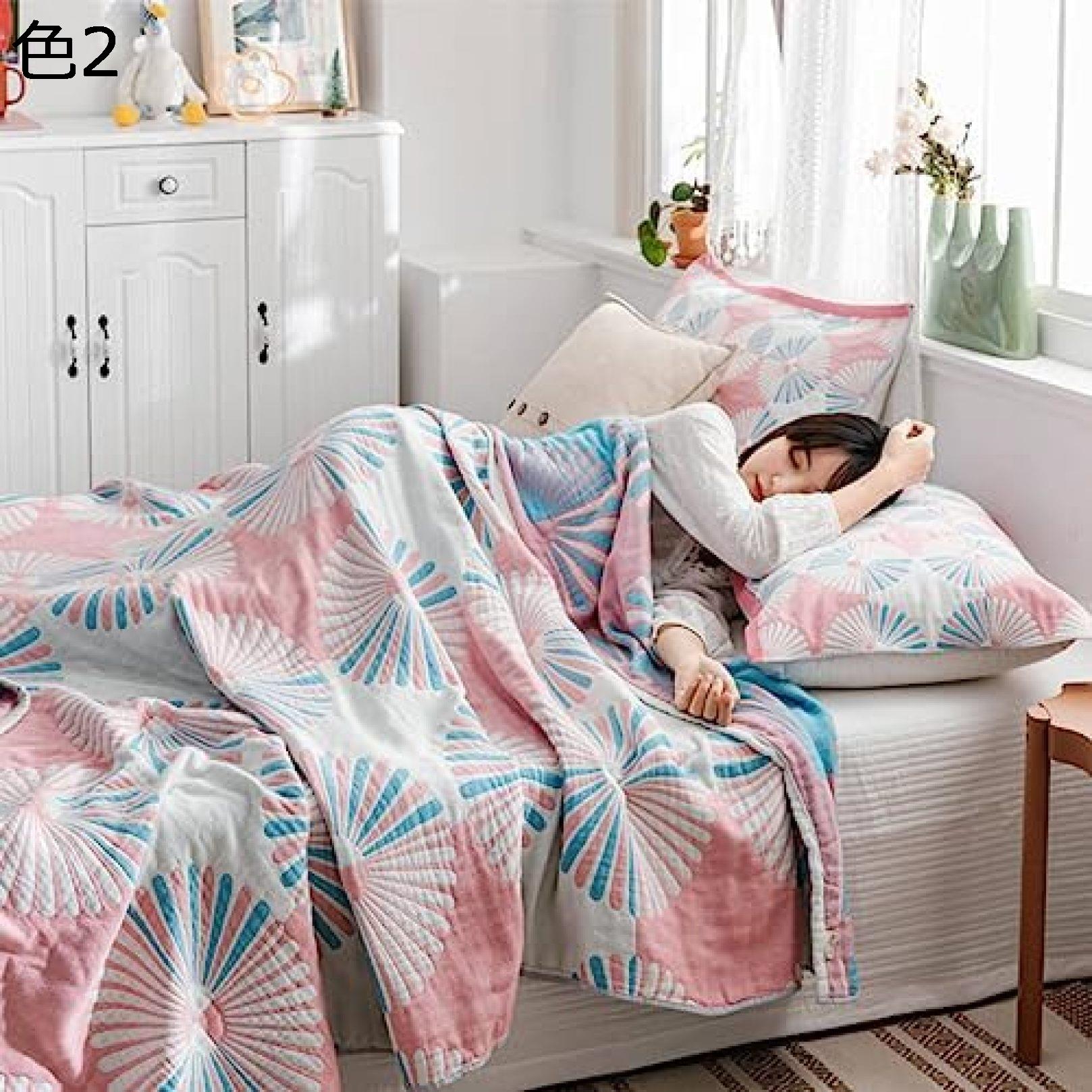 購入15％-30%OFF ガーゼケット タオルケット シングル 綿100％コットン ブランケット毛布 4重ガーゼ ガーゼケット 北欧風 おしゃれ ダブル ブランケット タオルケット インテリア ひざ掛け ソファ 大きい 軽量 長方形