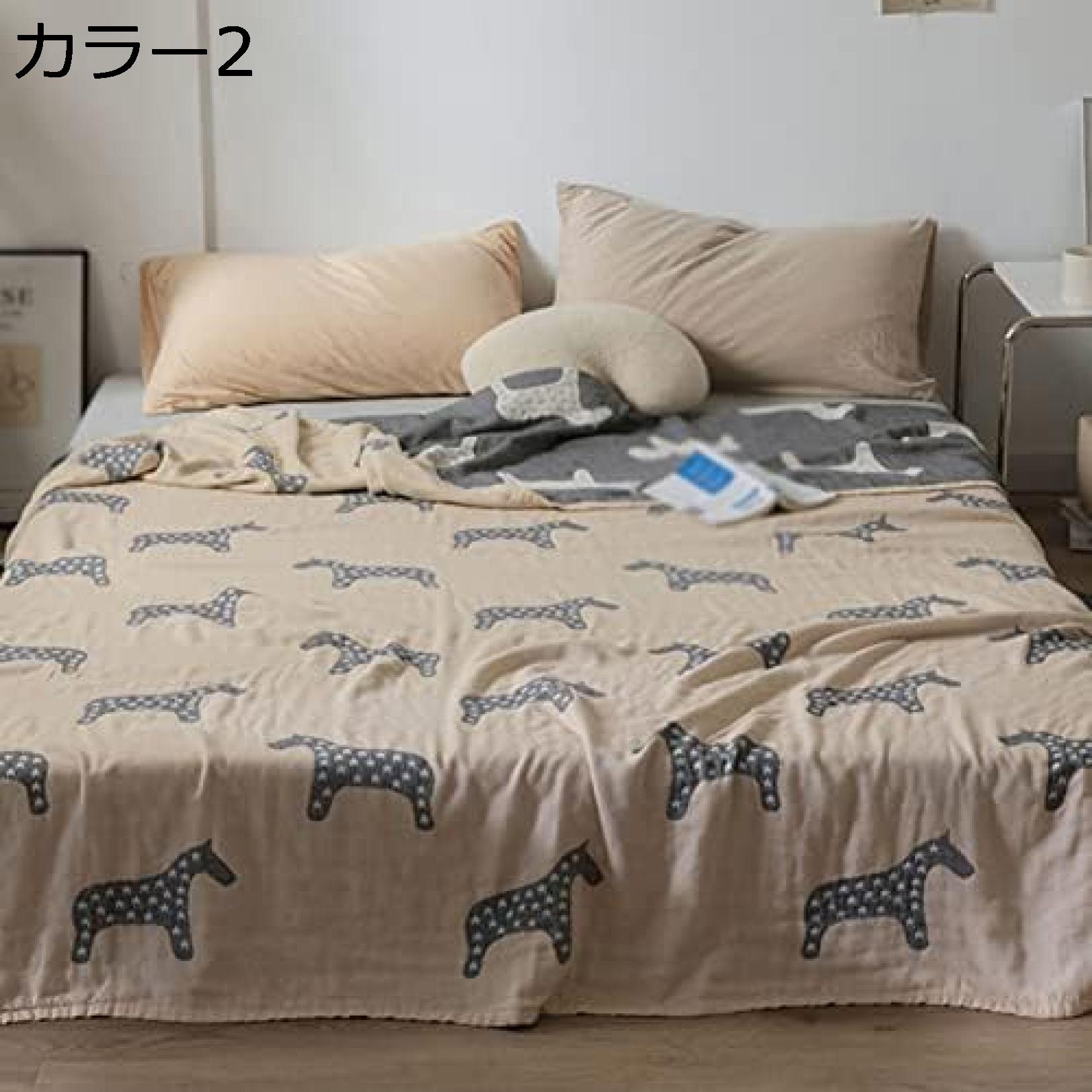 購入15％-30%OFF ガーゼケット ホコリ出にくい 四重ガーゼ 綿毛布 コットン 外出 夏 薄掛け 夏布団 民族風 タオルケット 4重ガーゼ 薄掛け布団 リバーシブル キルトケット エアコン掛け布団 蒸れにくい さわやか インナーケット