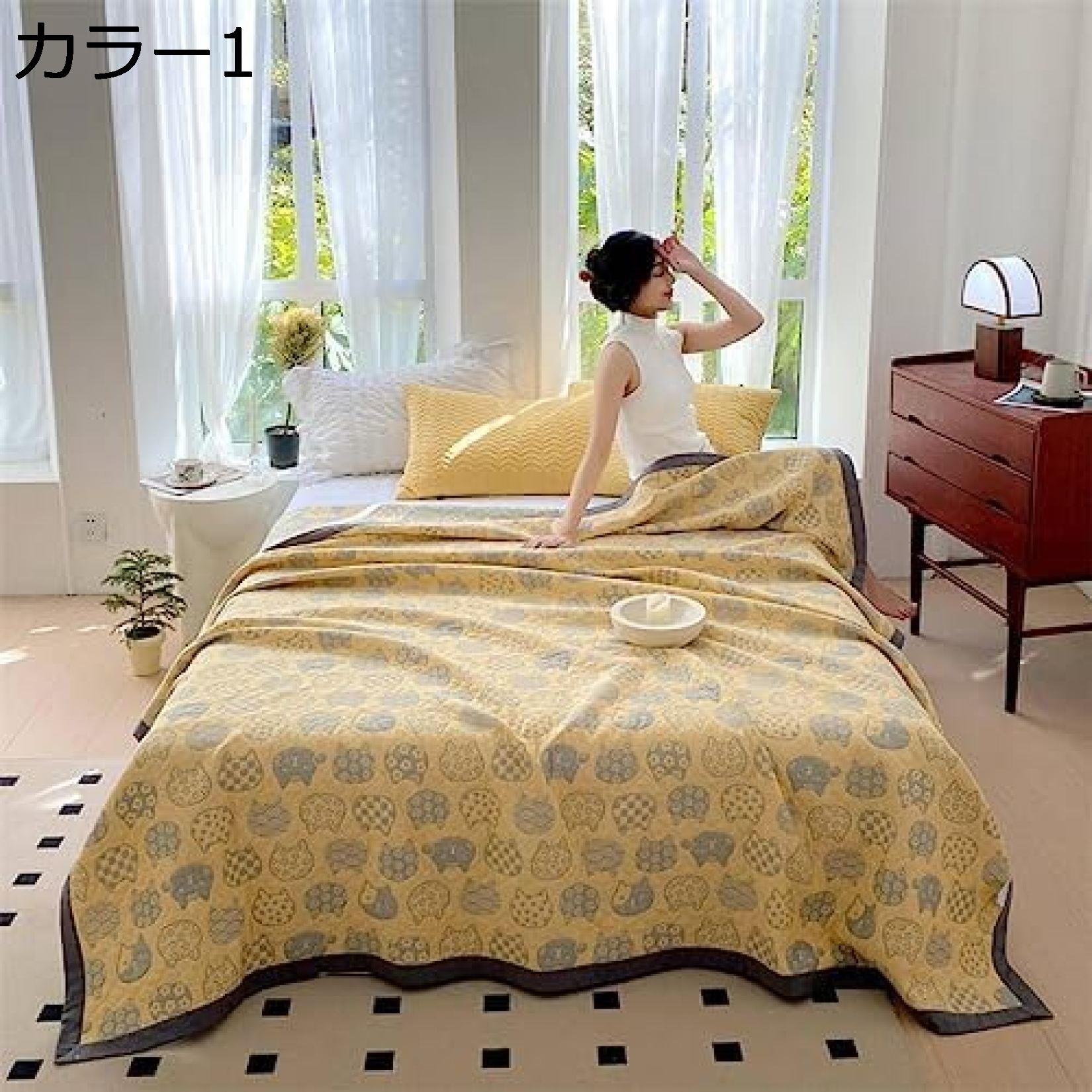 購入15%-30%OFF 夏用 ひんやり掛け布団 3重 綿100% 夏用シーツ 夏用 綿 タオルケット 水洗い 3重ガーゼケット コットン100% 肌掛け布団 3重ガーゼ ガーゼタオルケット エアコン対策 なめらか サマーキルト 薄手の布団 気持ち良い肌触り|GOTO funny 店