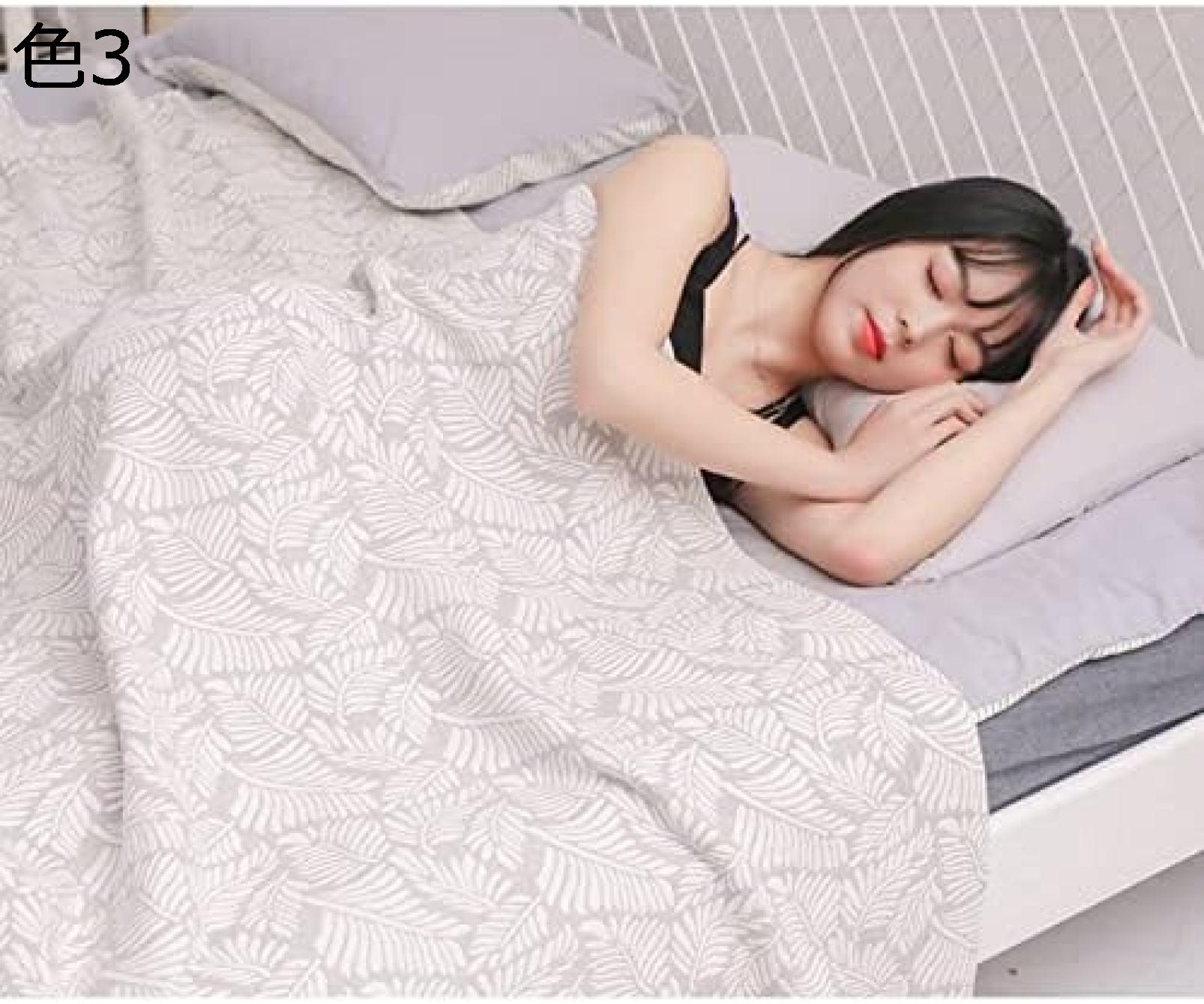 購入15％-30%OFF 葉柄 ガーゼケット シングル ダブル 3重ガーゼ 両面使える タオルケット 夏掛け 肌掛け ブランケット 三重ガーゼケット 涼しい 吸湿 吸水 通気性 ガーゼタオルケット 寝具 掛け布団 肌布団 冷房用 コットン 洗える