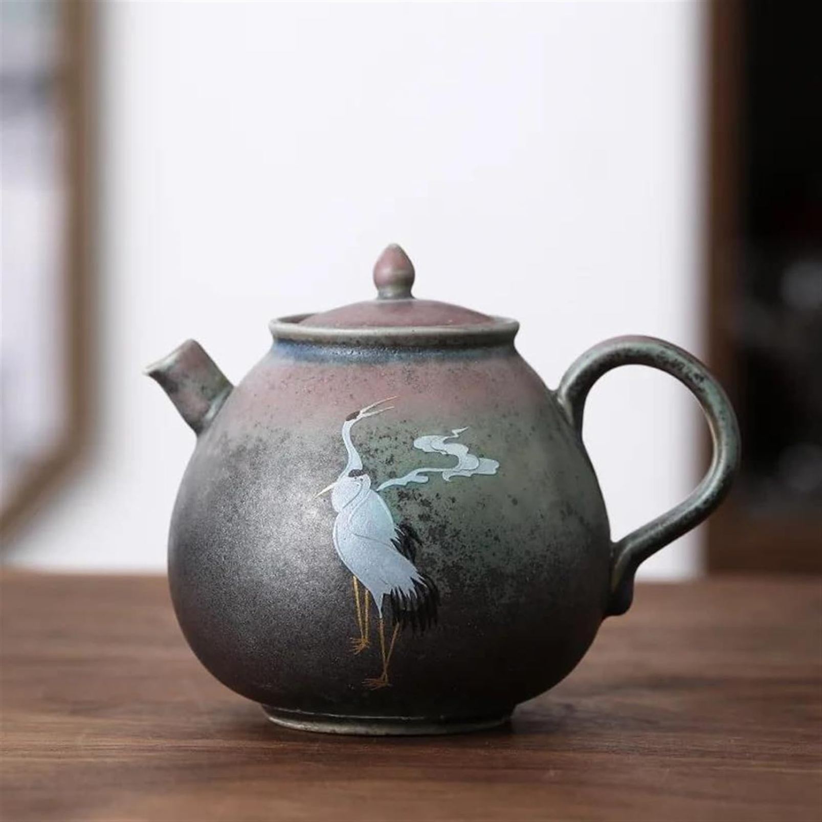 ティーポット 磁器 ティーセット 器窯 変色カンフー 茶セット 茶注入器 手作り レトロ 中国ティーポット セラミックティーポットケトル 景徳鎮 ティーセット 16,762円