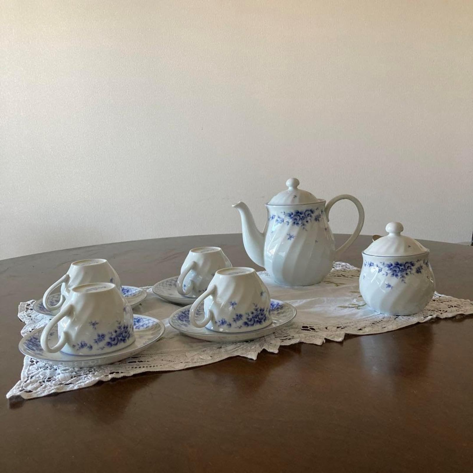 陶器ベルメゾン コーヒーカップソーサー ティーポット シュガーポット ホビー グッズ おしゃれ やかん ポット モダン ティーポット お茶 煎茶 白湯