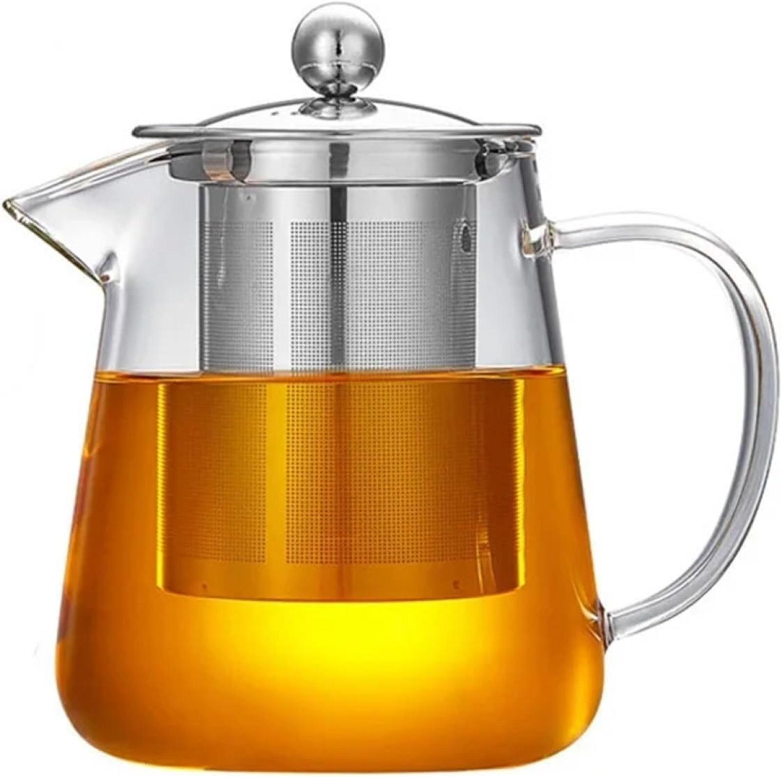 耐熱ガラス ティーポット ステンレス鋼 茶こし注入器 フラワーケトル カンフー茶器 セット プーアルポット 7,698円