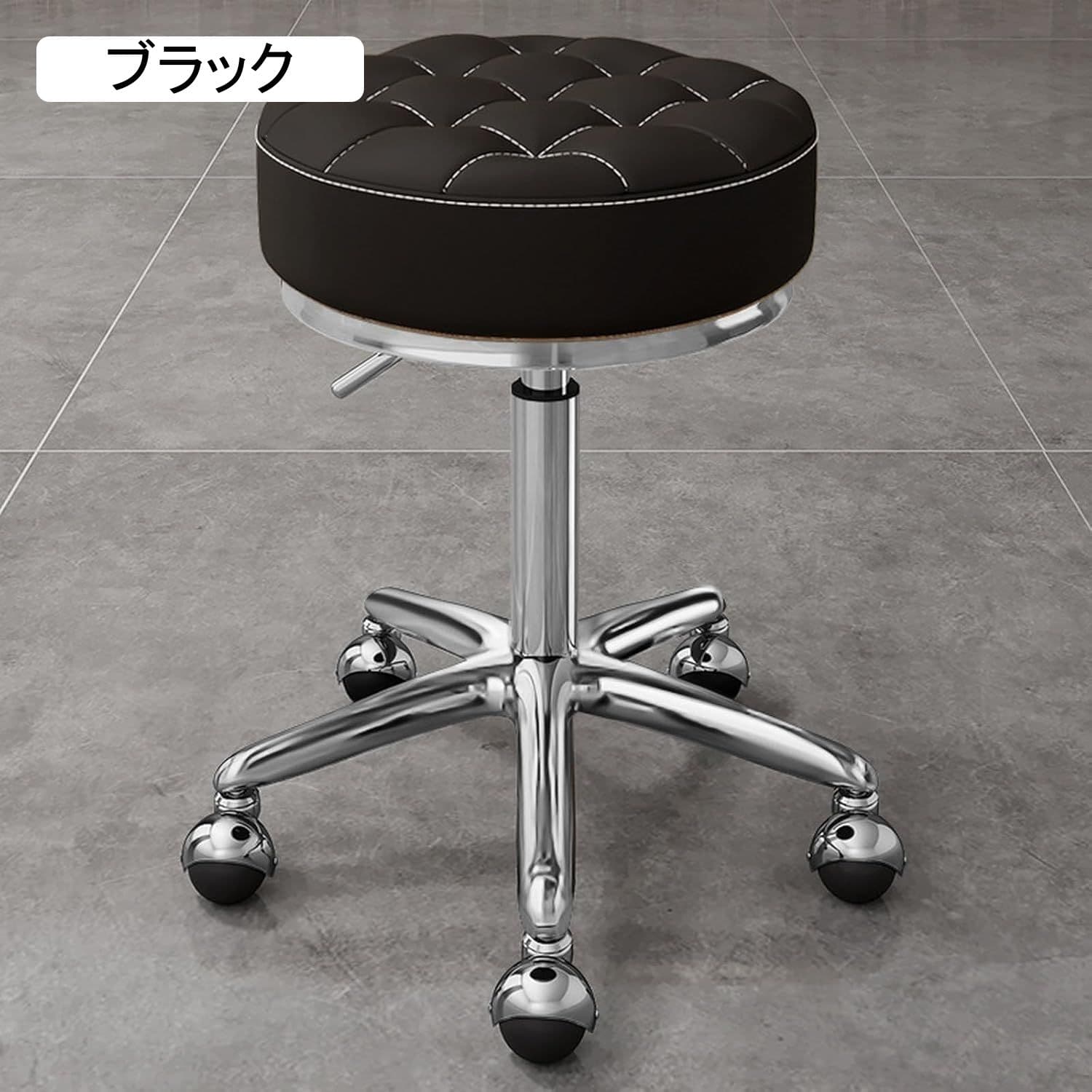 昇降式 ラウンドチェア キッチンチェア カウンターチェア 回転椅子 ゴールドスチール 2pcs 北欧 バーチェア デザインチェア 丸椅子 スツール カーキ色 キャスター付き椅子 おしゃれ｜GOTO funny 店