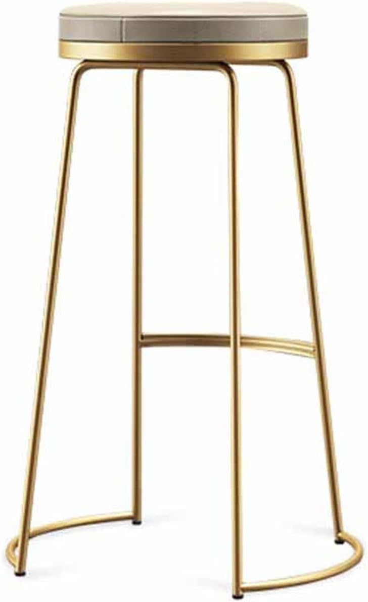 スツール ハイスツール 4pcs おしゃれ バースツール 丸椅子 カウンターチェア ハイチェア 座面75cm スリム ハイタイプ モダン 北欧 アイアン イス キッチンスツール キッチン ゴールド 台｜GOTO funny 店