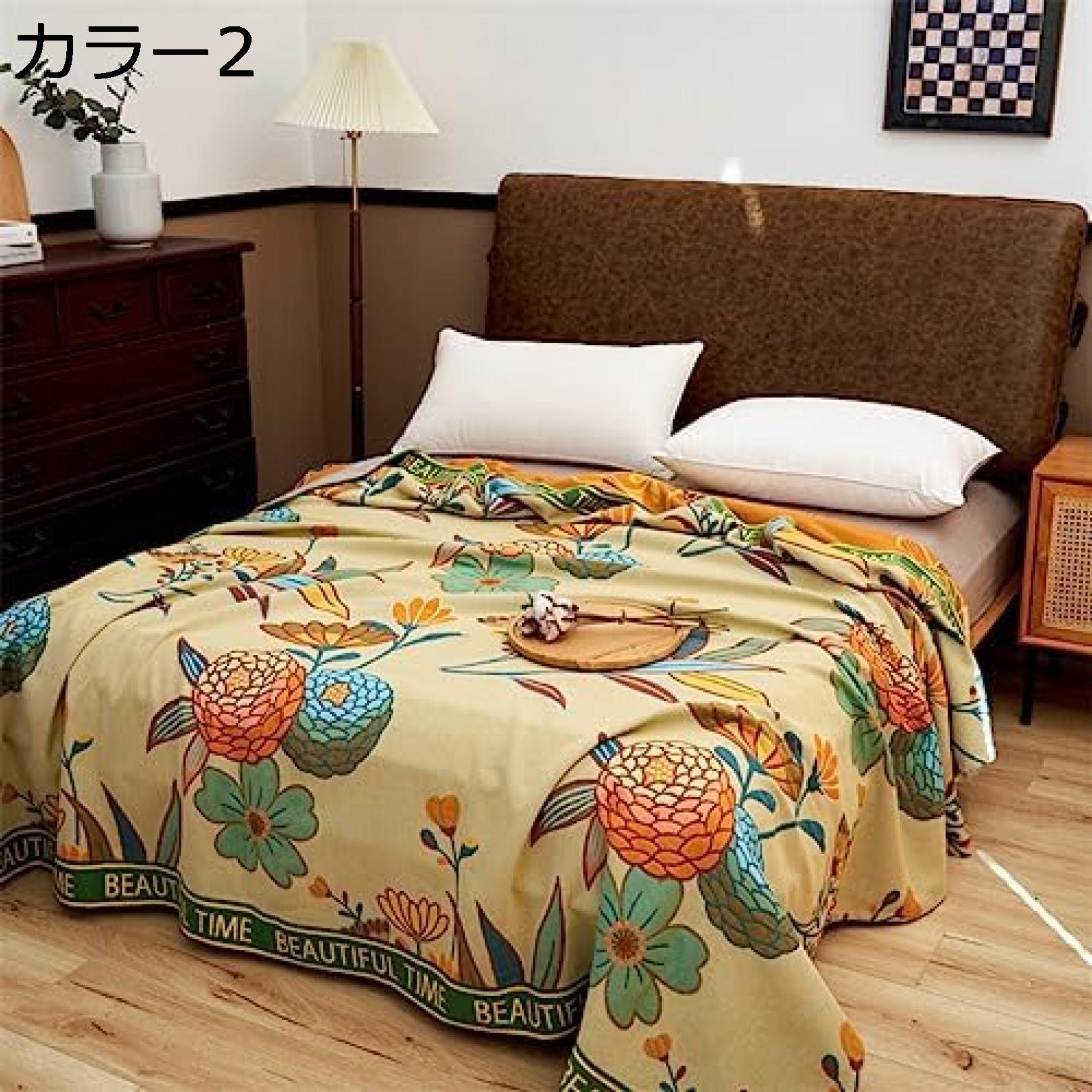 購入15％-30%OFF ガーゼケット 四重 シングル 民族風 春 夏 秋 タオルケット ブランケット キッズ 子供 ジュニア 大人 心地よい ネイティブ柄 夏用の布団 夏用ブランケット ひんやりクールケット 4重織り ひざ掛け ハーフケット 夏用寝具 膝かけ