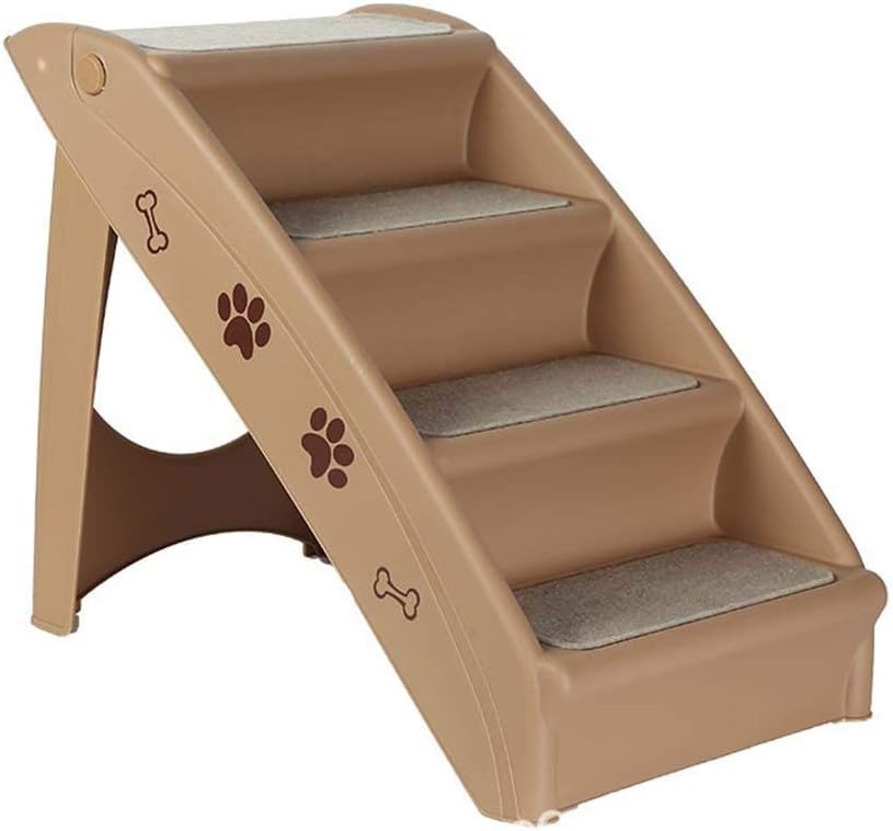 ペット階段折りたたみ式 犬用ステップ ペット用階段 犬猫用品 踏み台 Horypt? ペット用 ステップ 4段 高齢犬 介護用 安全 耐久 心地よい 介護用品