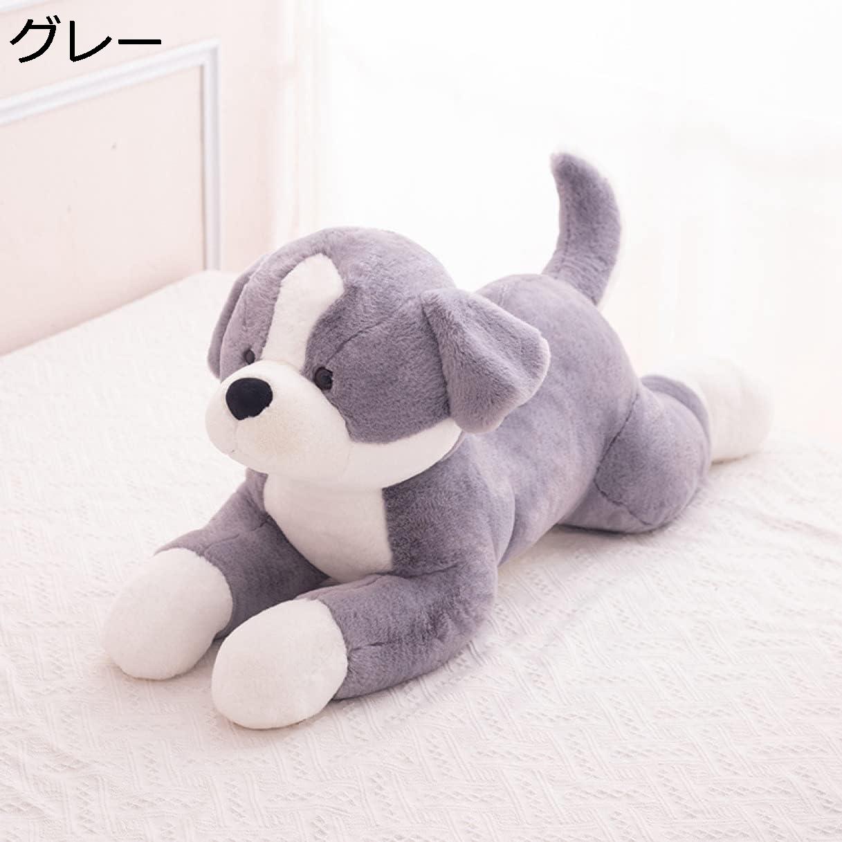 購入15％-30%OFF ボーダーコリー ぬいぐるみ 犬 リアル ワンちゃん 抱き枕 動物 ふわふわ 誕生日 プレゼント 置物 グレー 部屋飾り ぬいぐるみ 犬 プレゼント かわいい 50cm やわらかい 人形 シャーペイ 快適 抱き枕 寝枕 女の子 パグ