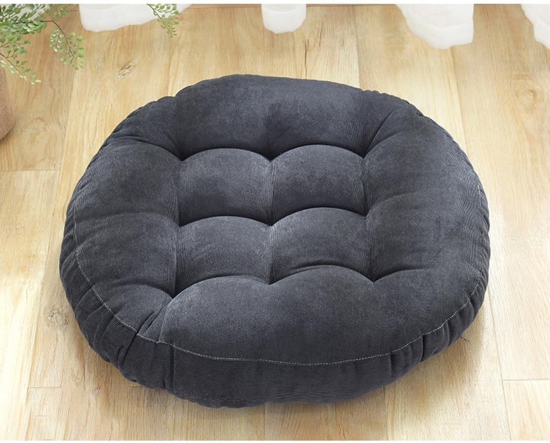 丸座布団 大きめ 座布団 ざぶとん クッション フロアクッション 42cm 厚手 洗える 椅子クッション おしゃれ 丸型 シンプル かわいい ふわふわ 和座布団 シートクッション お尻が痛くならない