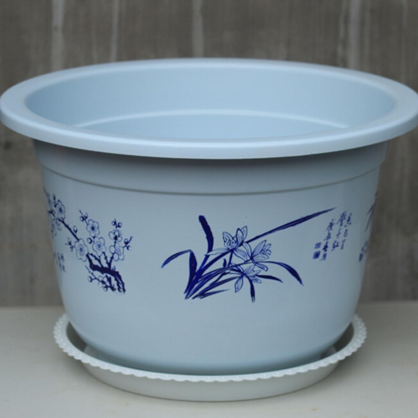 植木鉢 5号 3号鉢 スリット鉢 プラスチック鉢 15cm 根はり鉢 受け皿付き プランター バラ 観葉植物 ハーブ適用 インテリア 3点セット グリーン 草花 持ちやすい 植木鉢 03 栽培 苗 育