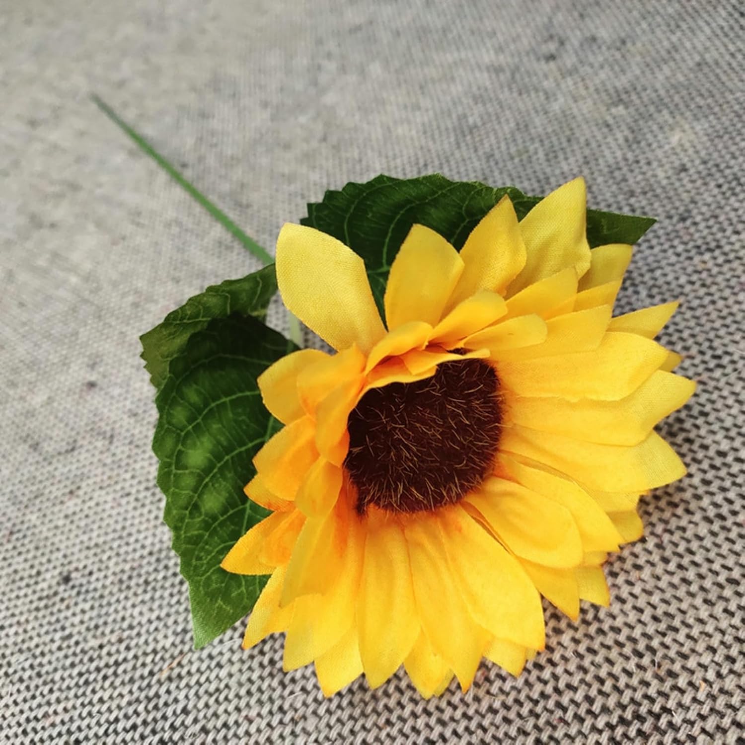 ひまわり 造花 アートフラワー 2束セット 枯れない花 花束 リアル フェイクフラワー ブーケ おしゃれ 美しい 置物 玄関 リビング 卓上飾り 店舗 喫茶店 インテリア デコレーション 撮影道具 感