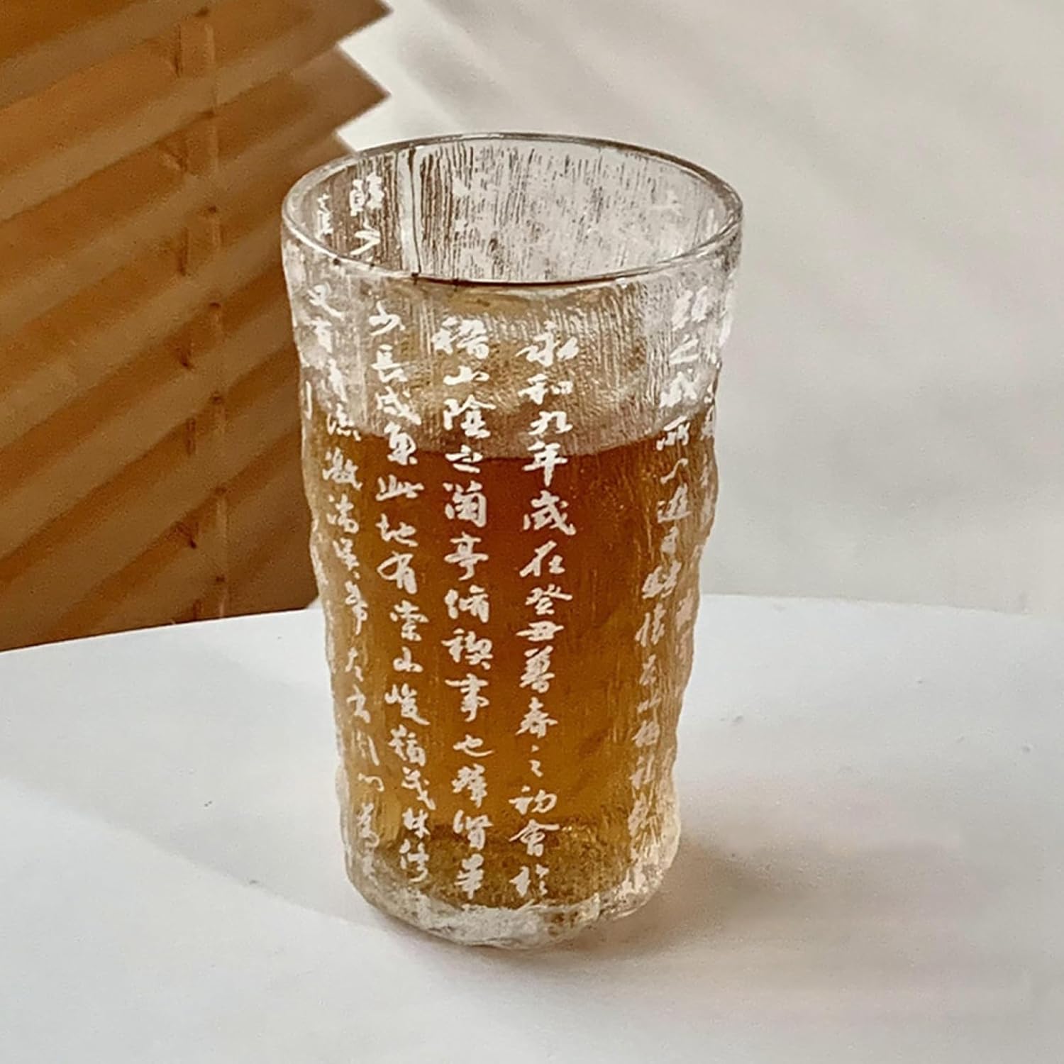 モヒートカップ ガラスコップ 370ml ガラス オフィス 雑貨 日式 家用 家族/バー/ピクニック/パーティーに最適 可愛い 贈り物 キッチン用 耐熱 ジュース ミルク ティー コーヒーカップ マグ