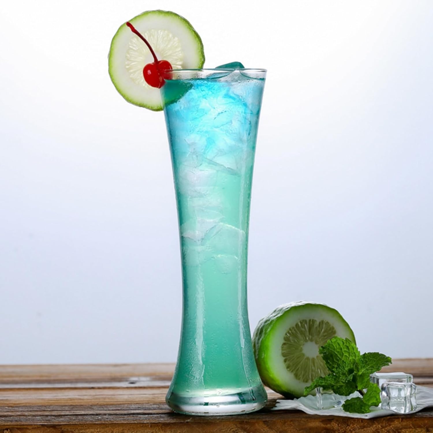 カクテルグラス ガラス 400ml コリンカップギフト モヒート レストラン カフェ バー ロングアイランドアイスティーカップ ハイポカップ ジュース ミルクグラス